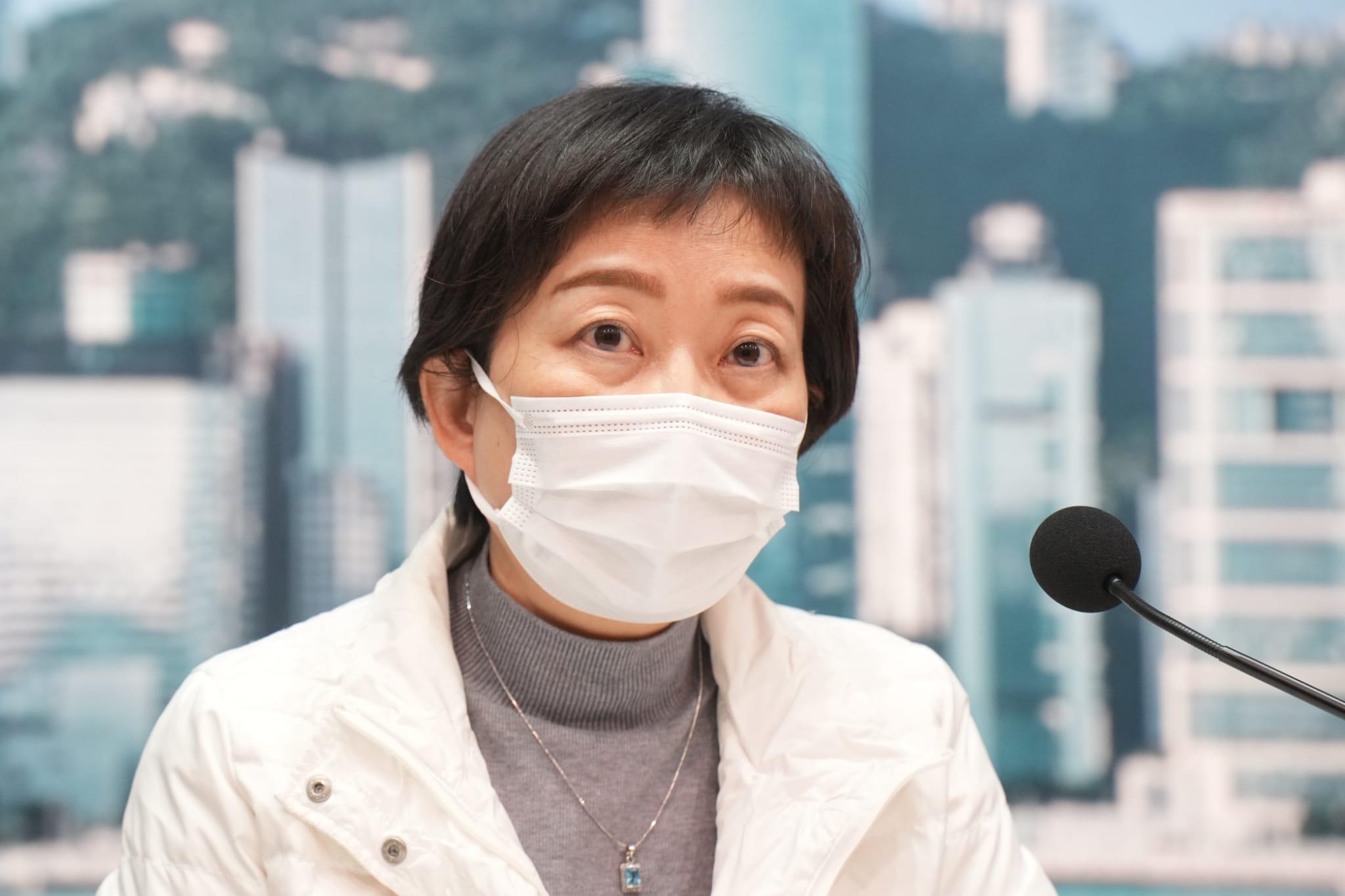 衛生防護中心傳染病處主任張竹君。(陳奕釗攝)