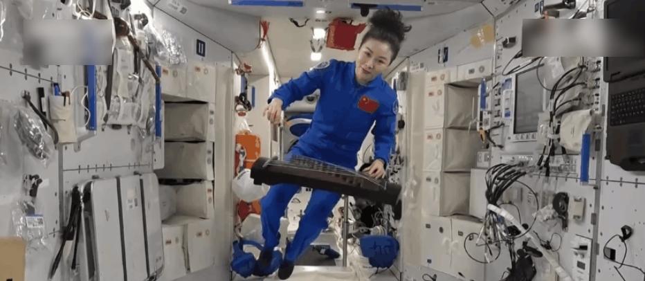 王亞平將在太空用古箏彈奏《茉莉花》。(互聯網)