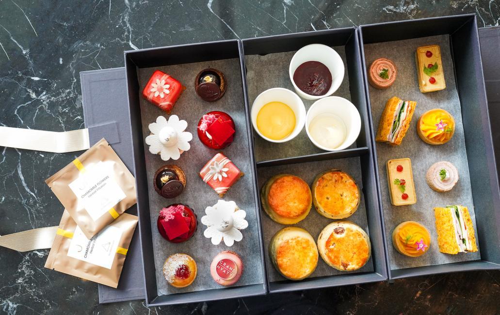 香港君悅酒店 茶園外賣下午茶