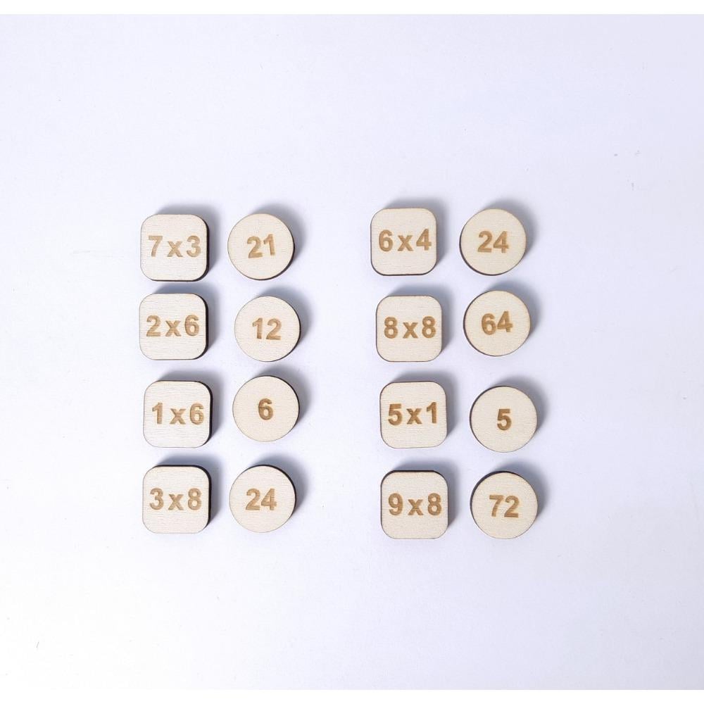 迷你版雕刻益智九九乘法表 $251.5