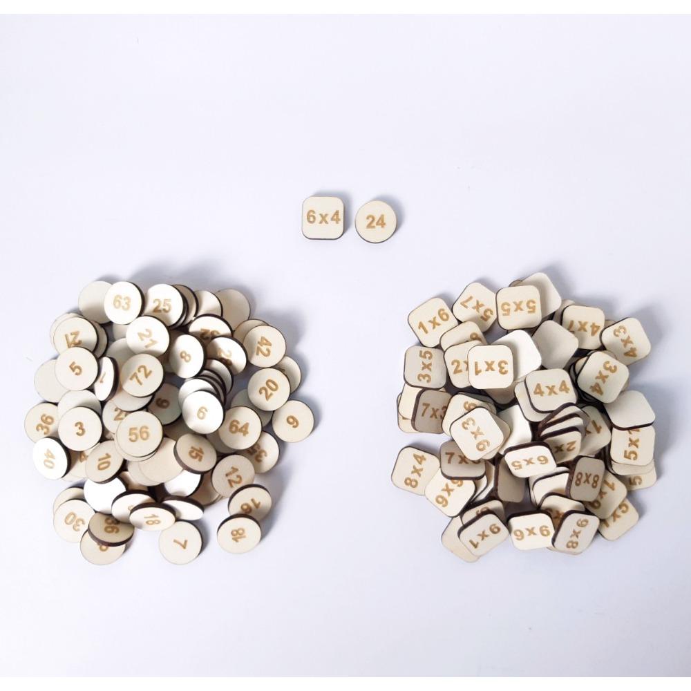 迷你版雕刻益智九九乘法表 $251.5