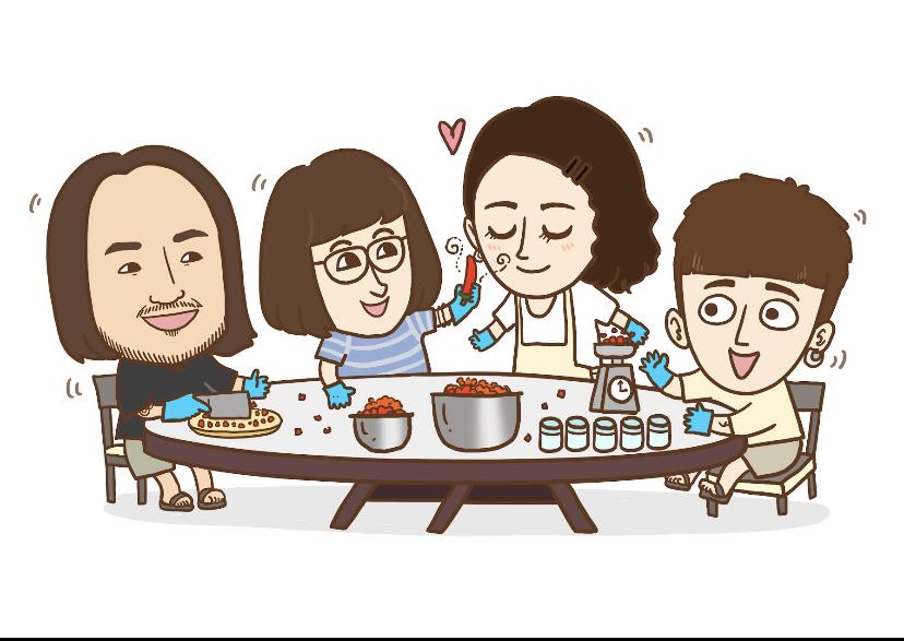 MV畫面正好配合歌詞「獲贈辣椒都可製甜醬」。