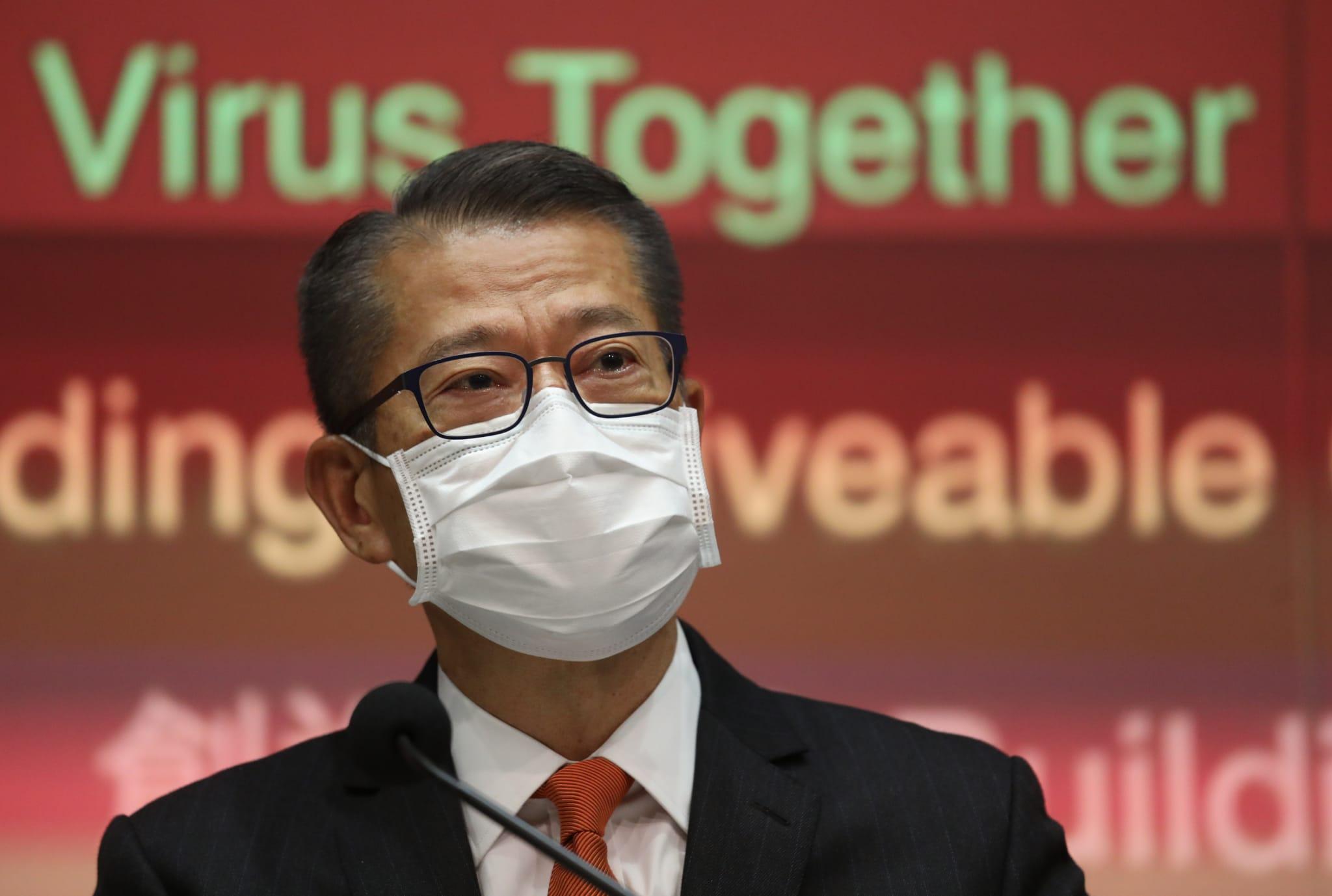 陳茂波指,派發萬元消費券是想以最快方式派發。