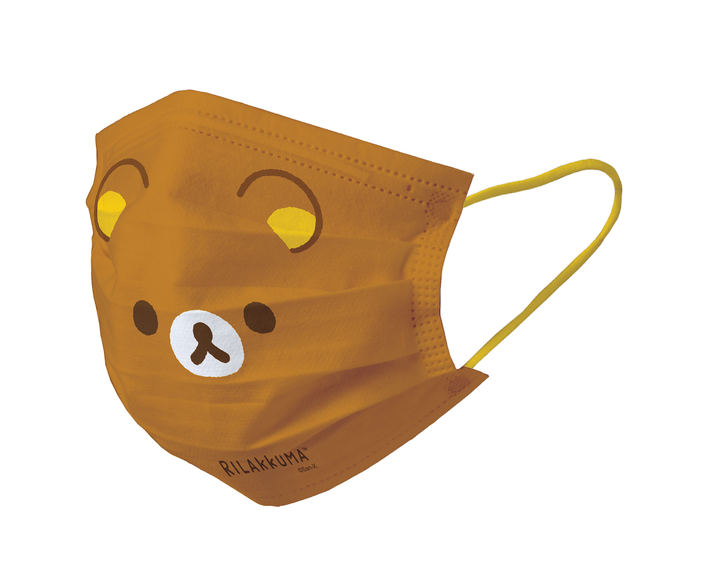 品牌即將推出Rilakkuma輕鬆小熊口罩。 (一盒三款)