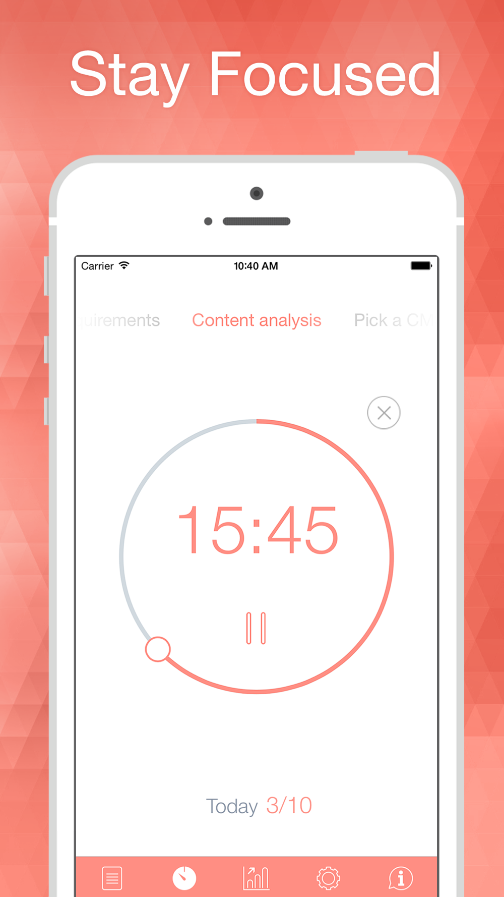 Be Focused結合To-Do清單與倒數計時器功能。