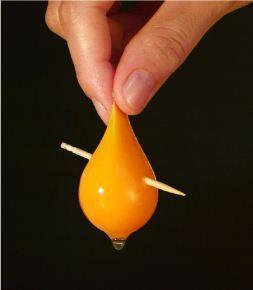 山吹卵最大賣點是可以用牙籤穿過亦不會破掉,非常濃稠!(網絡圖片)