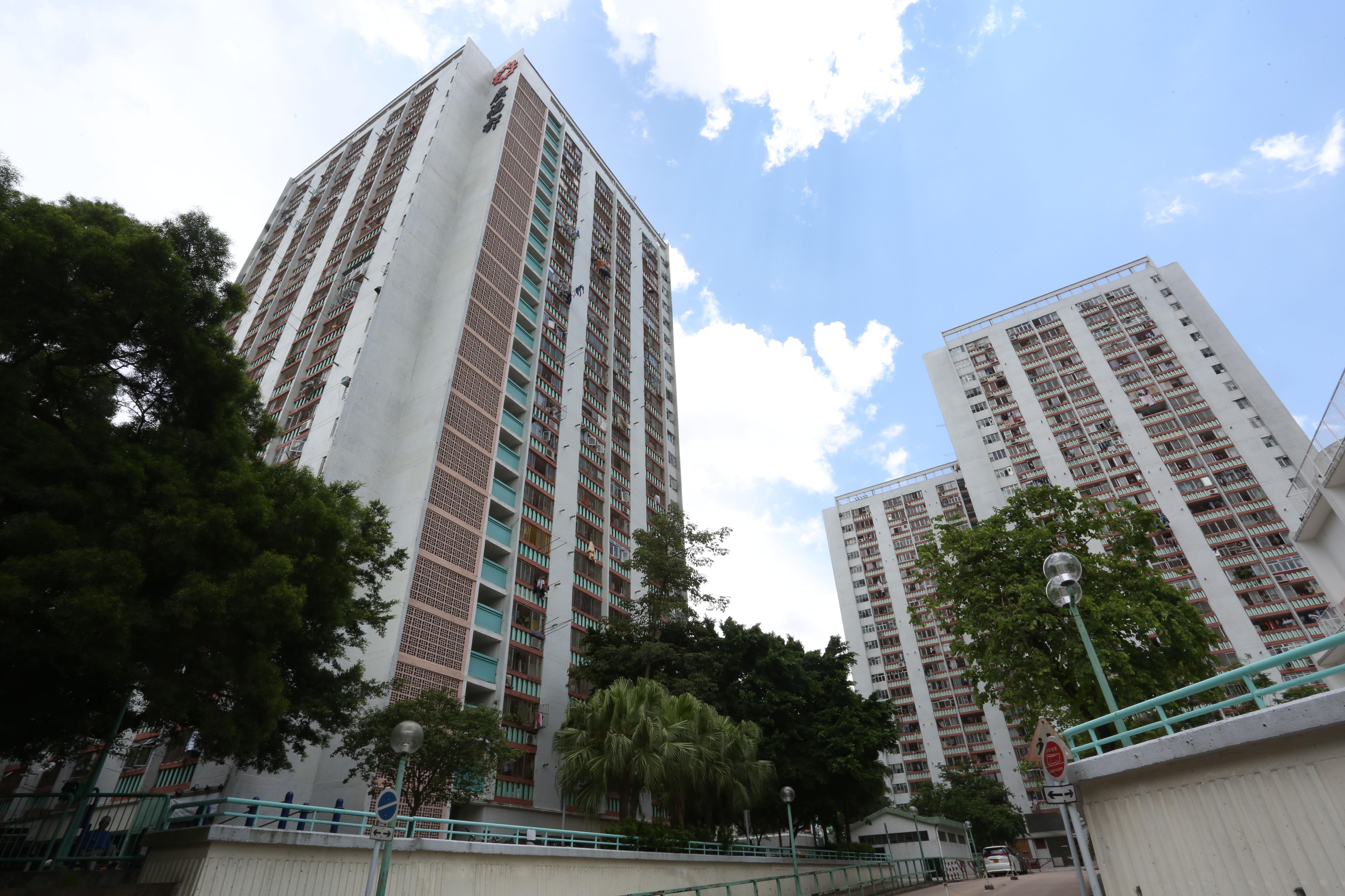 大埔廣福邨。(資料圖片/鍾式明攝)