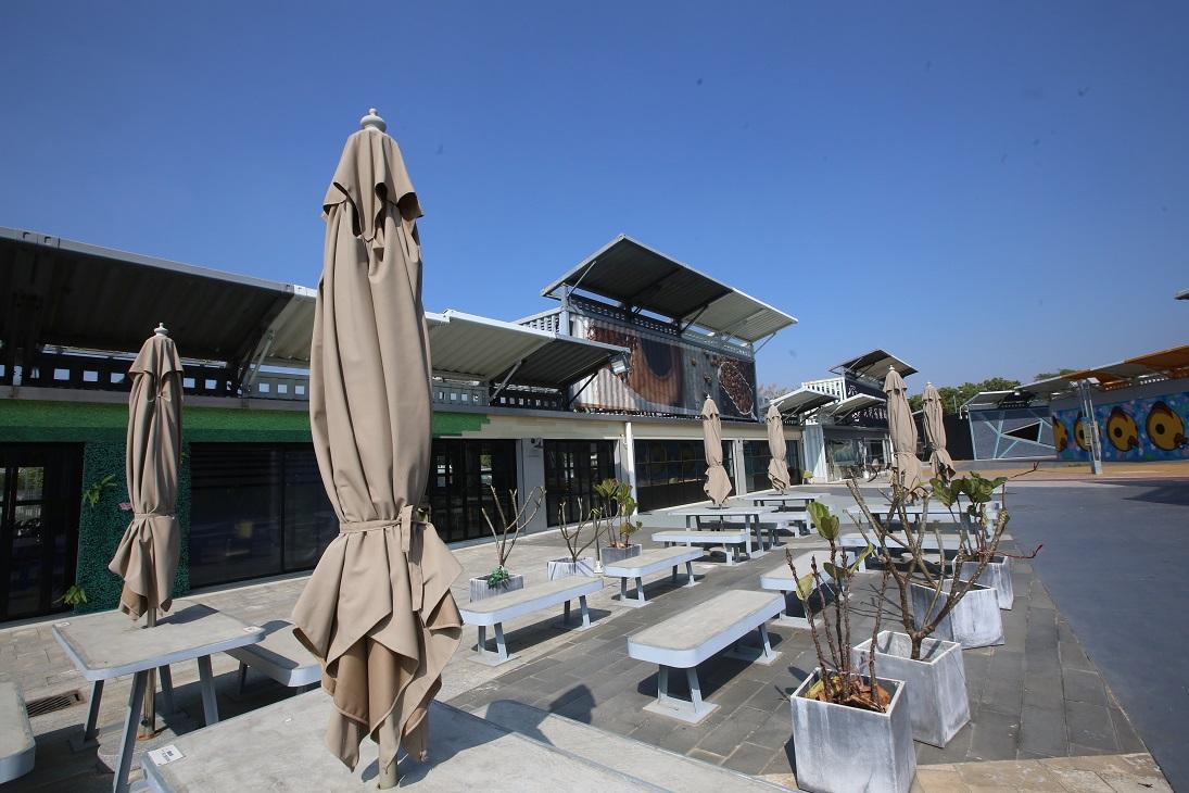 前新田購物城用地將會興建社區隔離治療設施。(資料圖片)