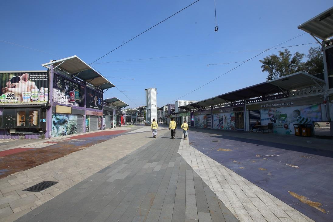 前新田購物城用地將會興建社區隔離治療設施。(資料圖片)