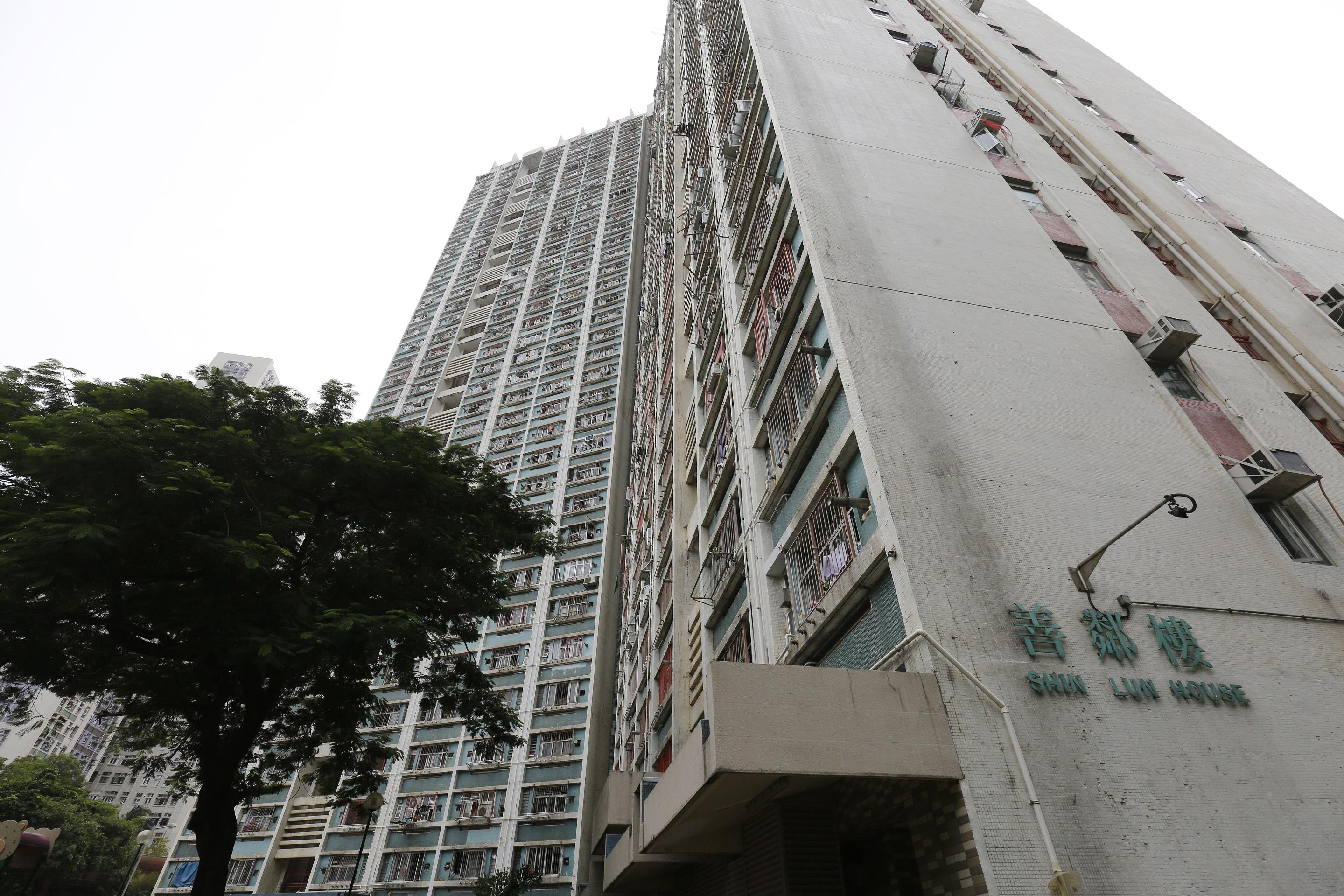 大埔富善邨善鄰樓。(資料圖片/蘇文傑攝)