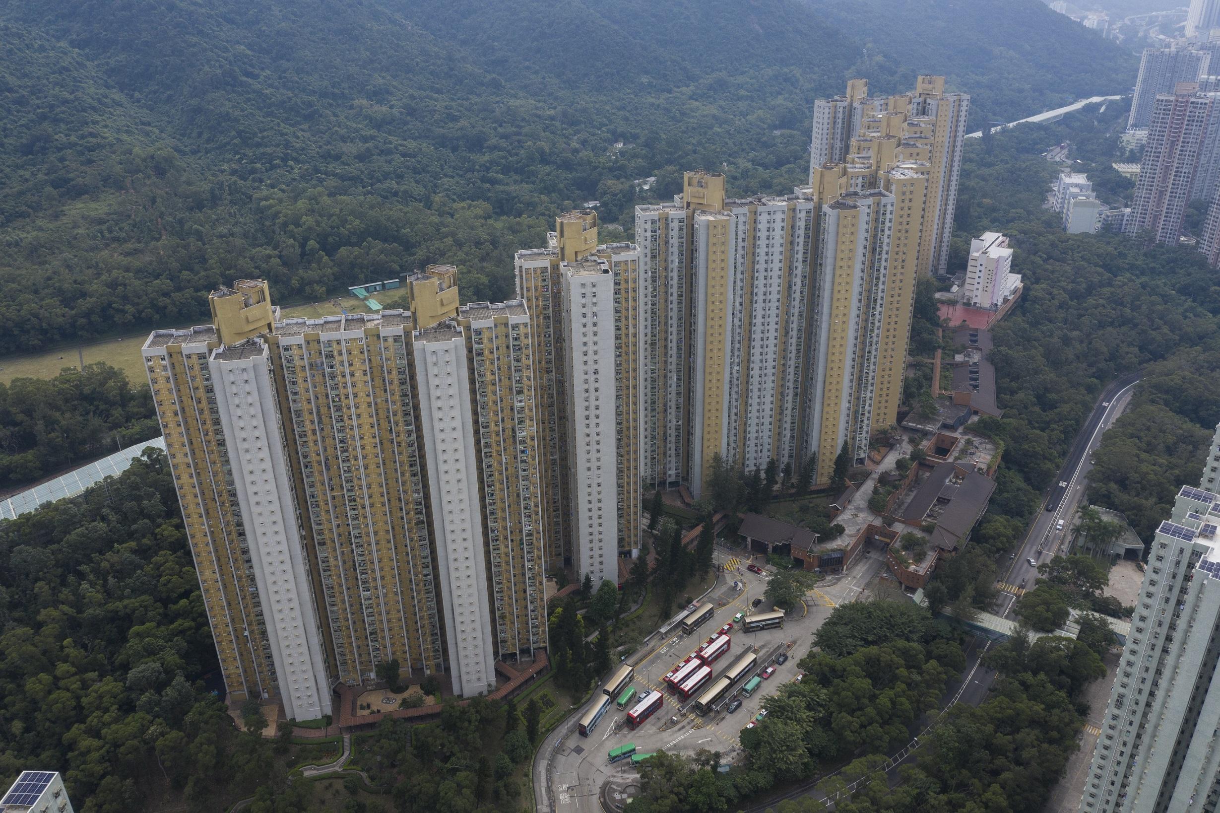 馬鞍山錦英苑。(資料圖片/陳奕釗攝)
