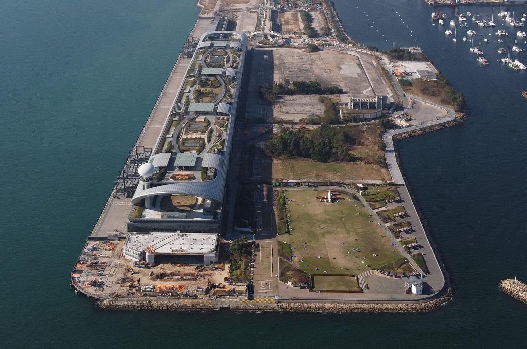 啟德跑道公園即日起暫停開放。(資料圖片/陳奕釗攝)