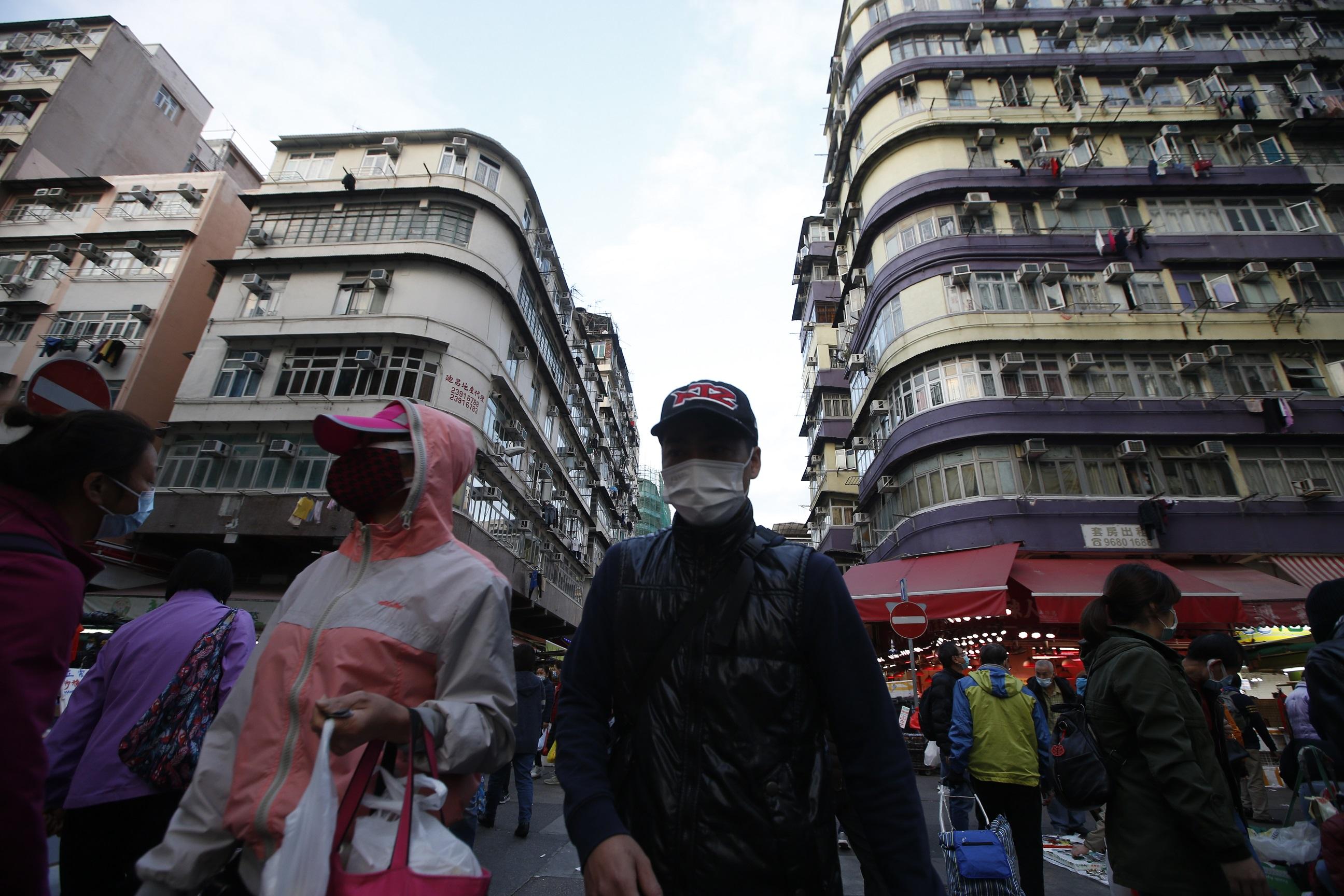 源頭不明個案中深水埗佔10宗。(資料圖片)