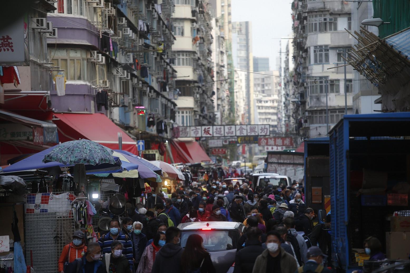 源頭不明個案中深水埗佔10宗。(資料圖片)