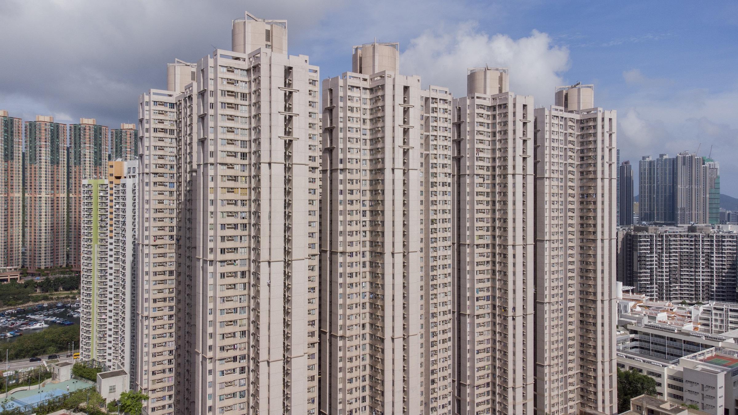 將軍澳寶盈花園。(資料圖片/陳奕釗攝)