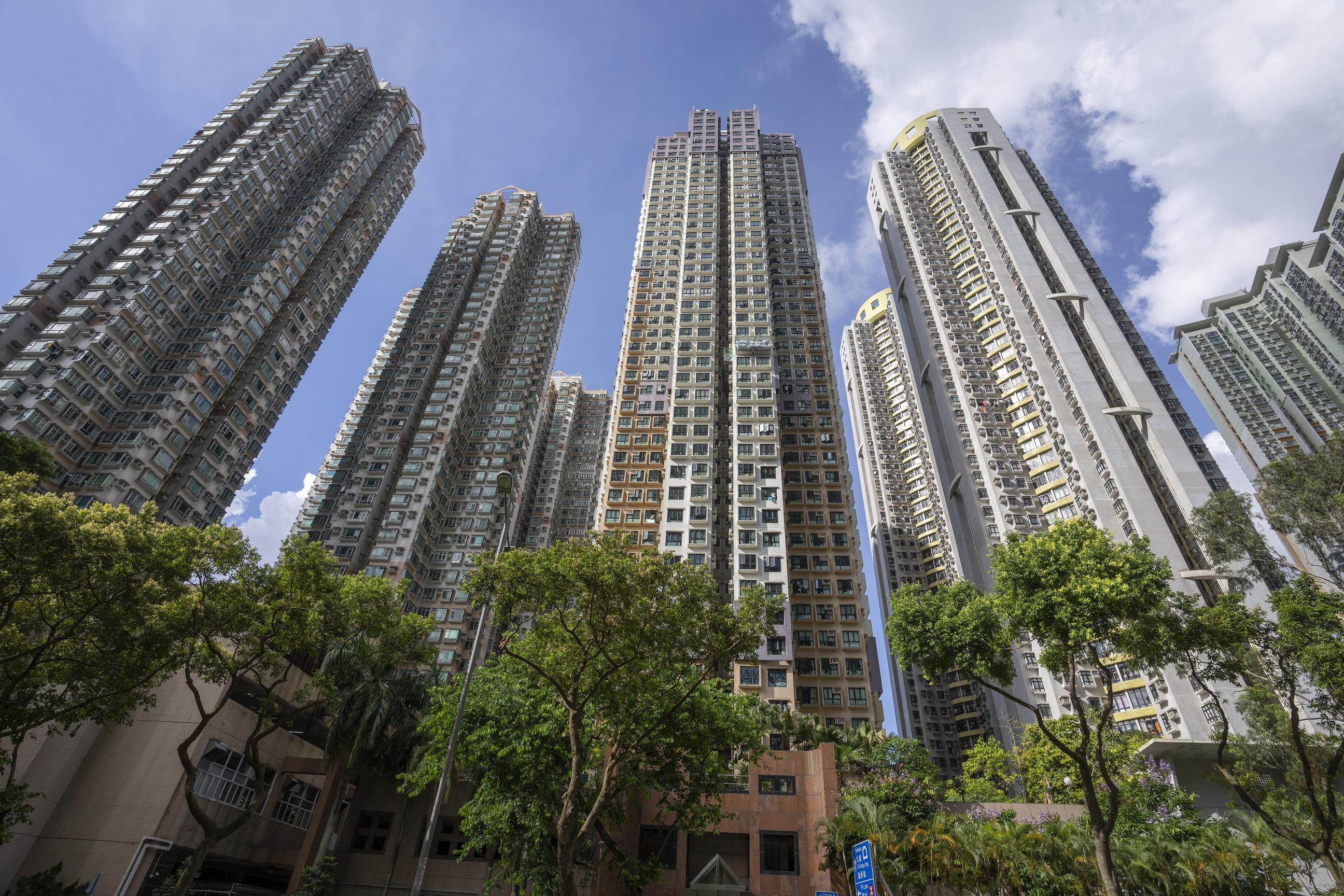 將軍澳富麗花園。(資料圖片/陳奕釗攝)