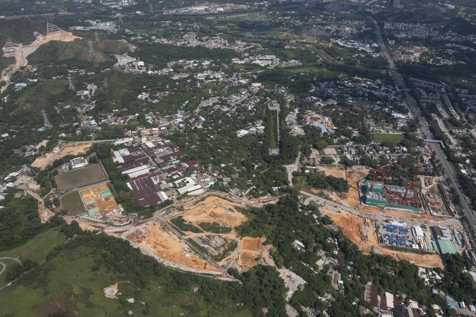 《預算案》預留1,000億元推動北部都會區。(資料圖片/陳奕釗攝)