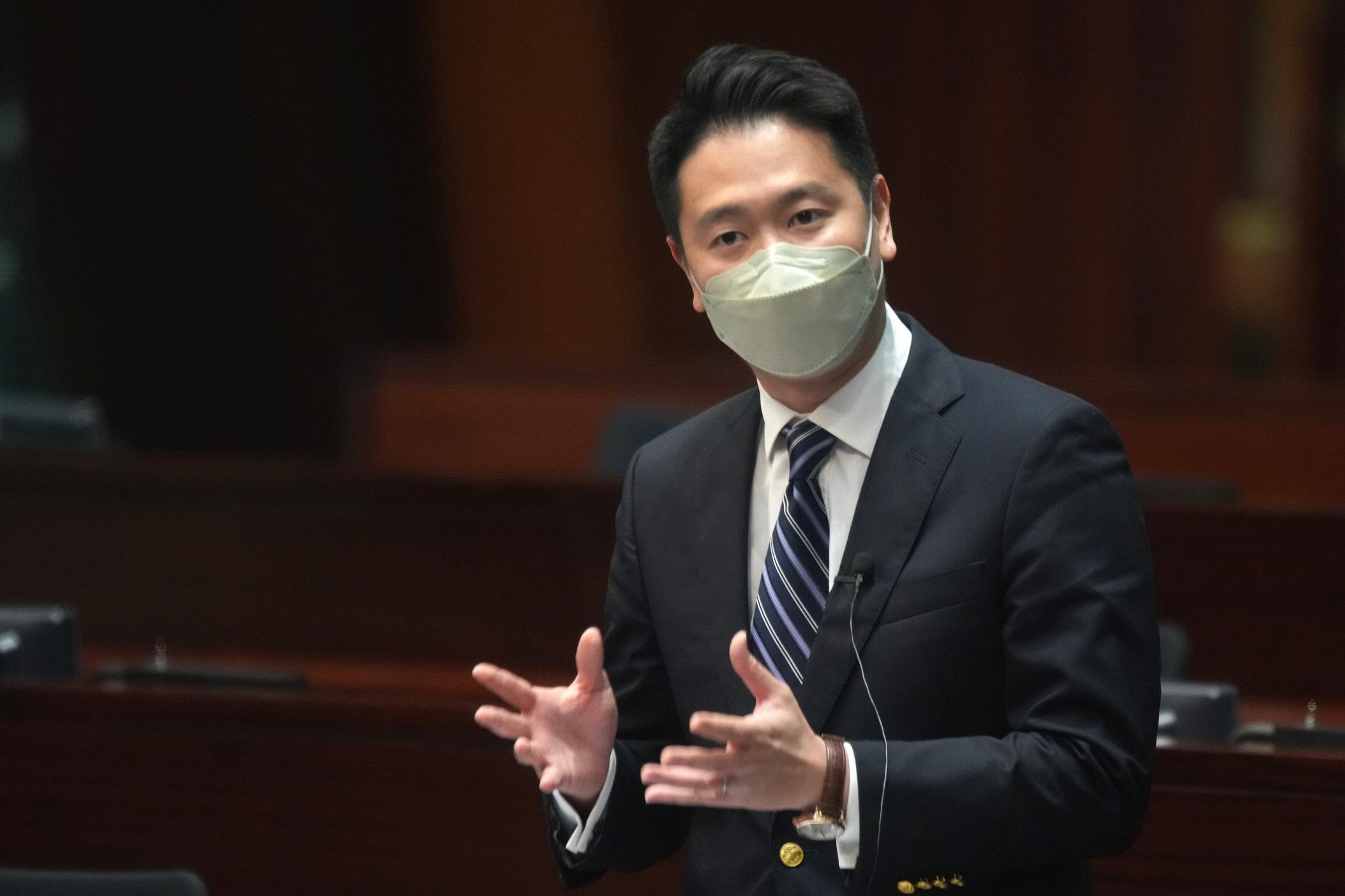 民建聯立法會議員周浩鼎。(資料圖片/陳奕釗攝)