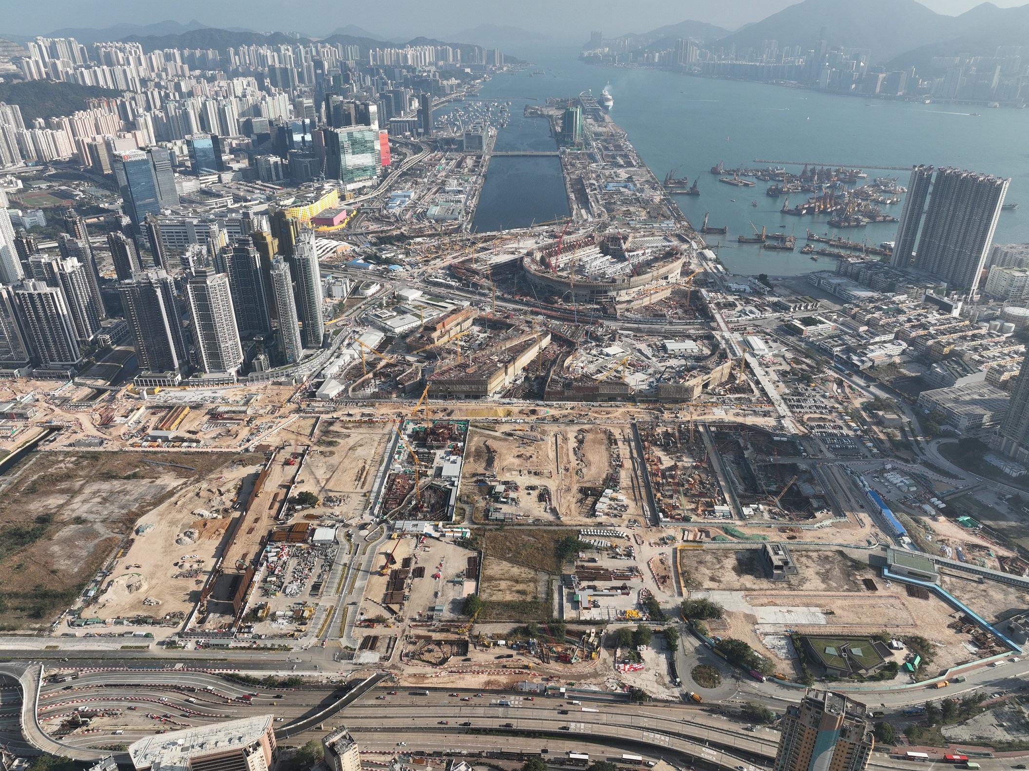 啟德啟欣苑地盤。(資料圖片/陳奕釗攝)