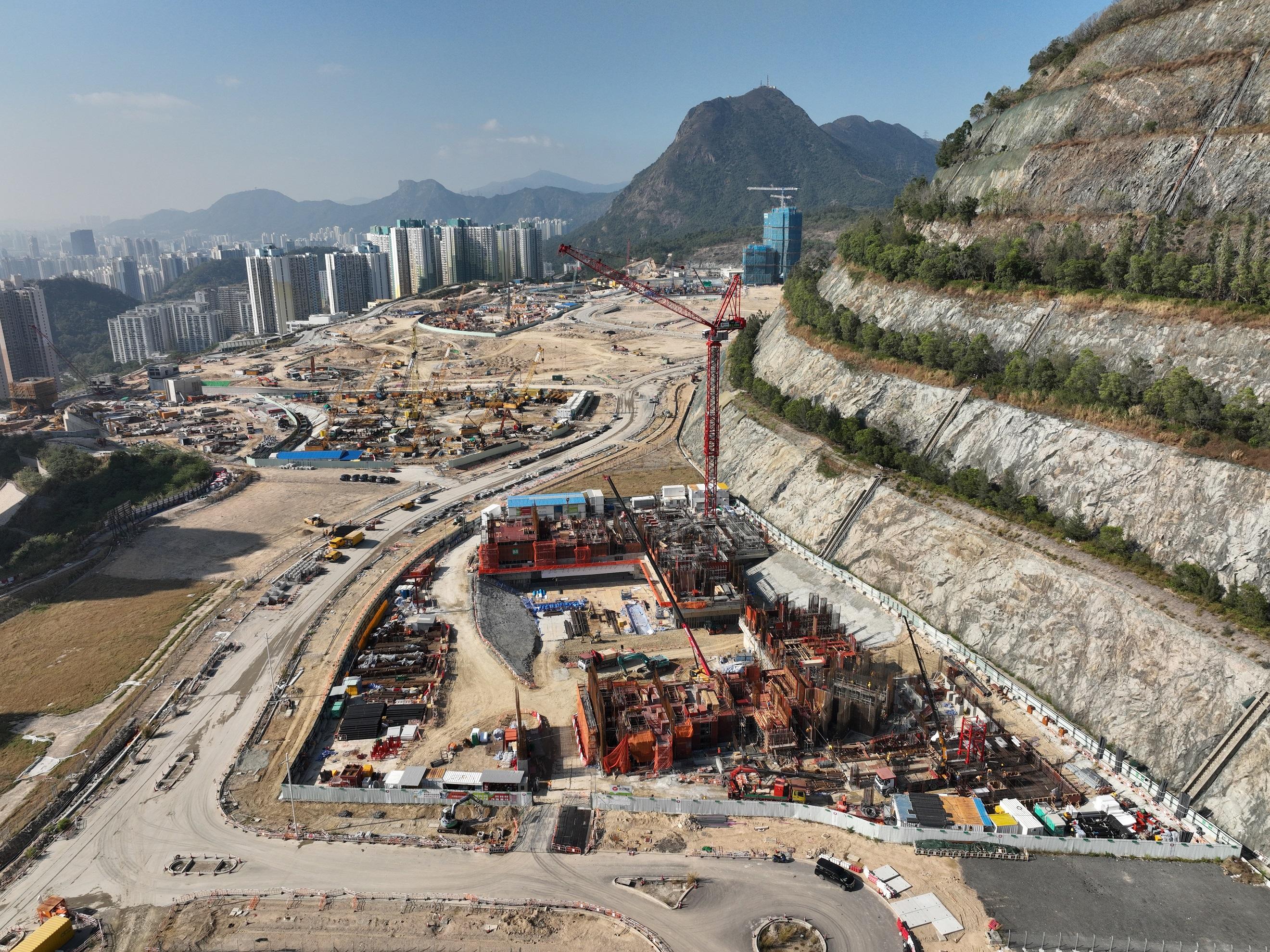 觀塘安秀苑地盤。(資料圖片/陳奕釗攝)