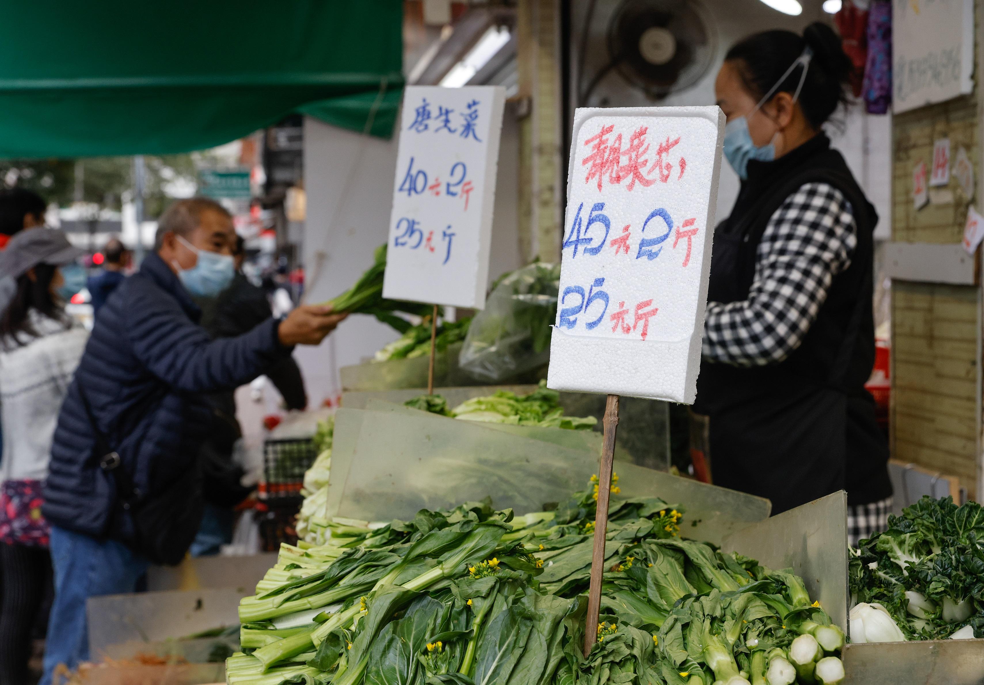 入口蔬菜價格飈升。(資料圖片/蘇文傑攝)