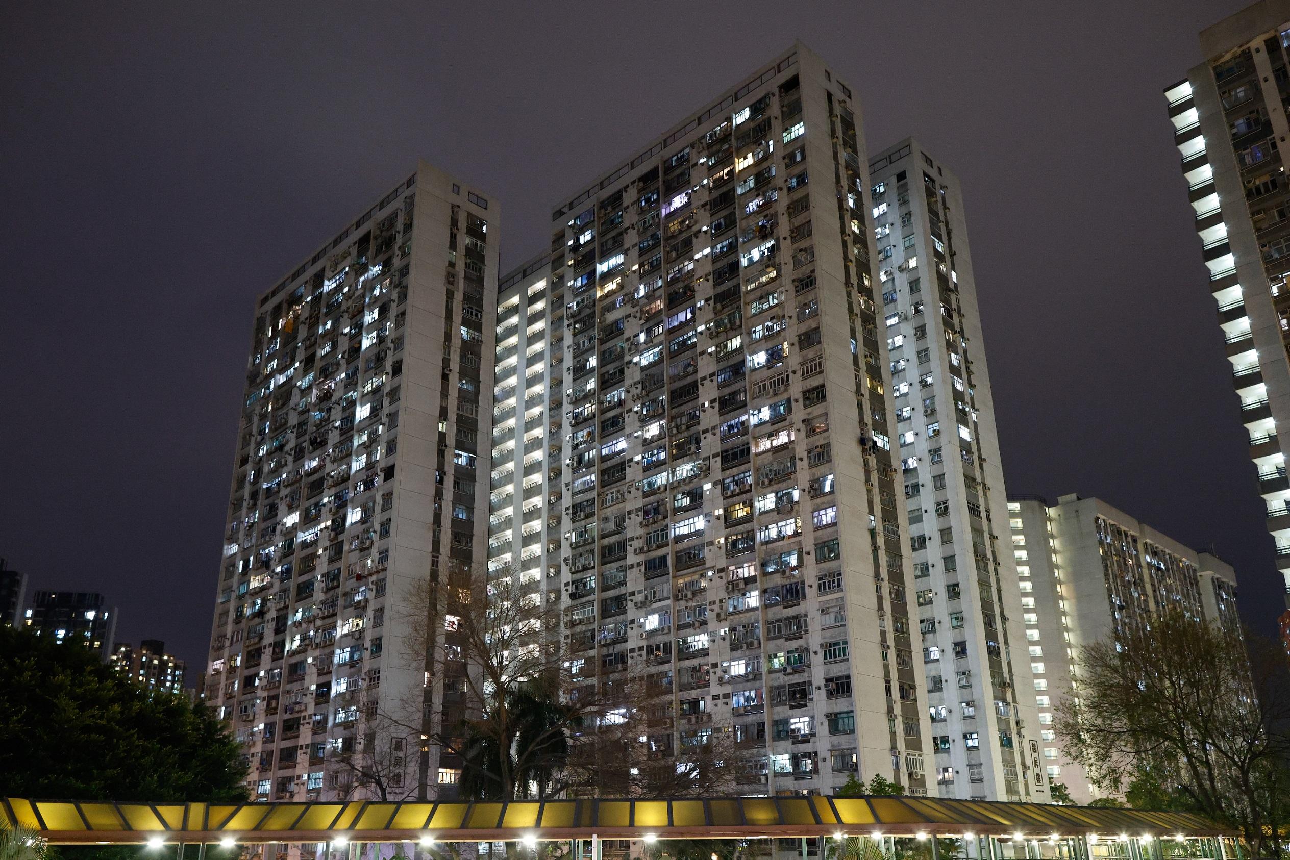 元朗朗屏邨。(資料圖片/蘇文傑攝)