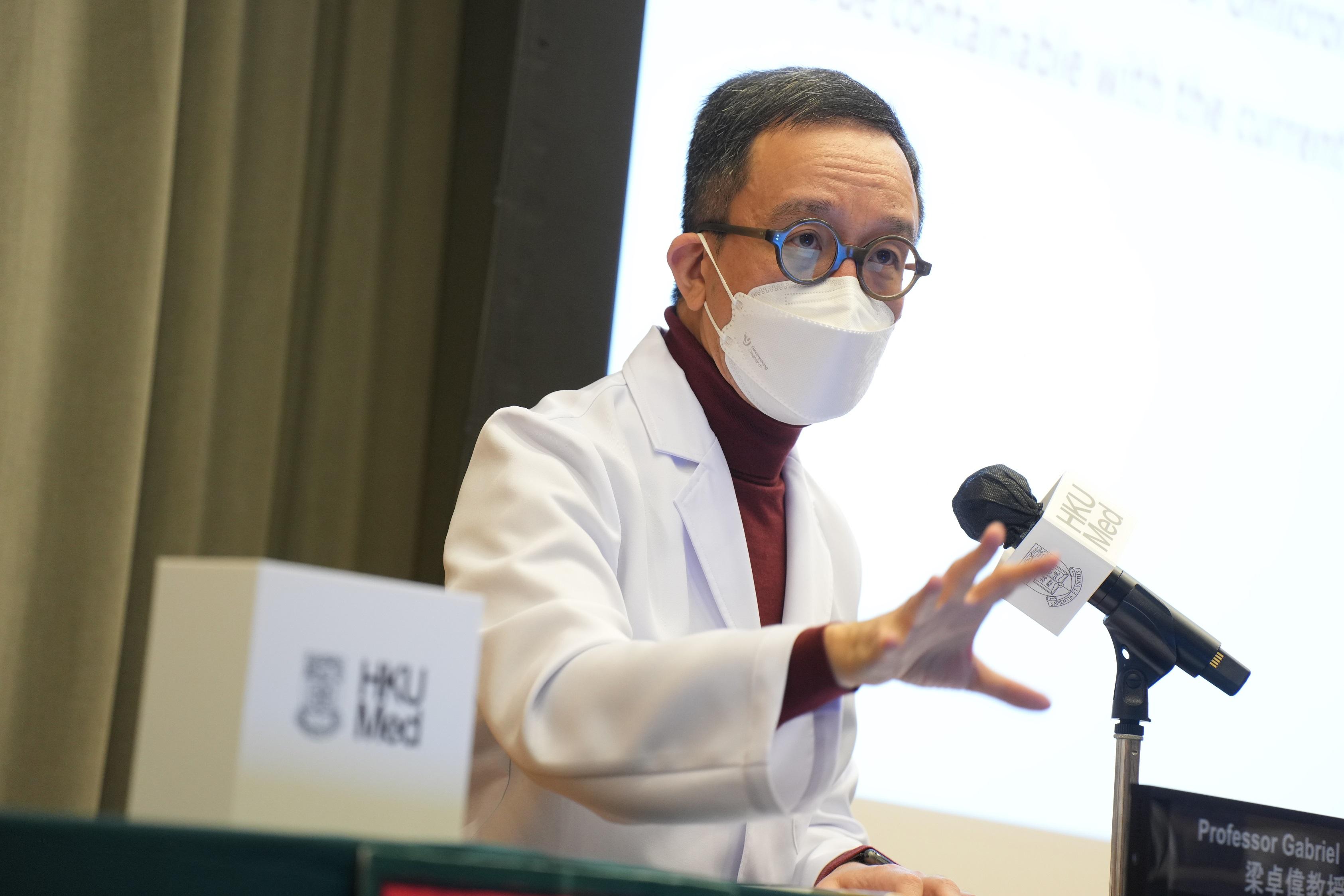 政府專家顧問、港大醫學院長梁卓偉。(資料圖片/莊振邦攝)