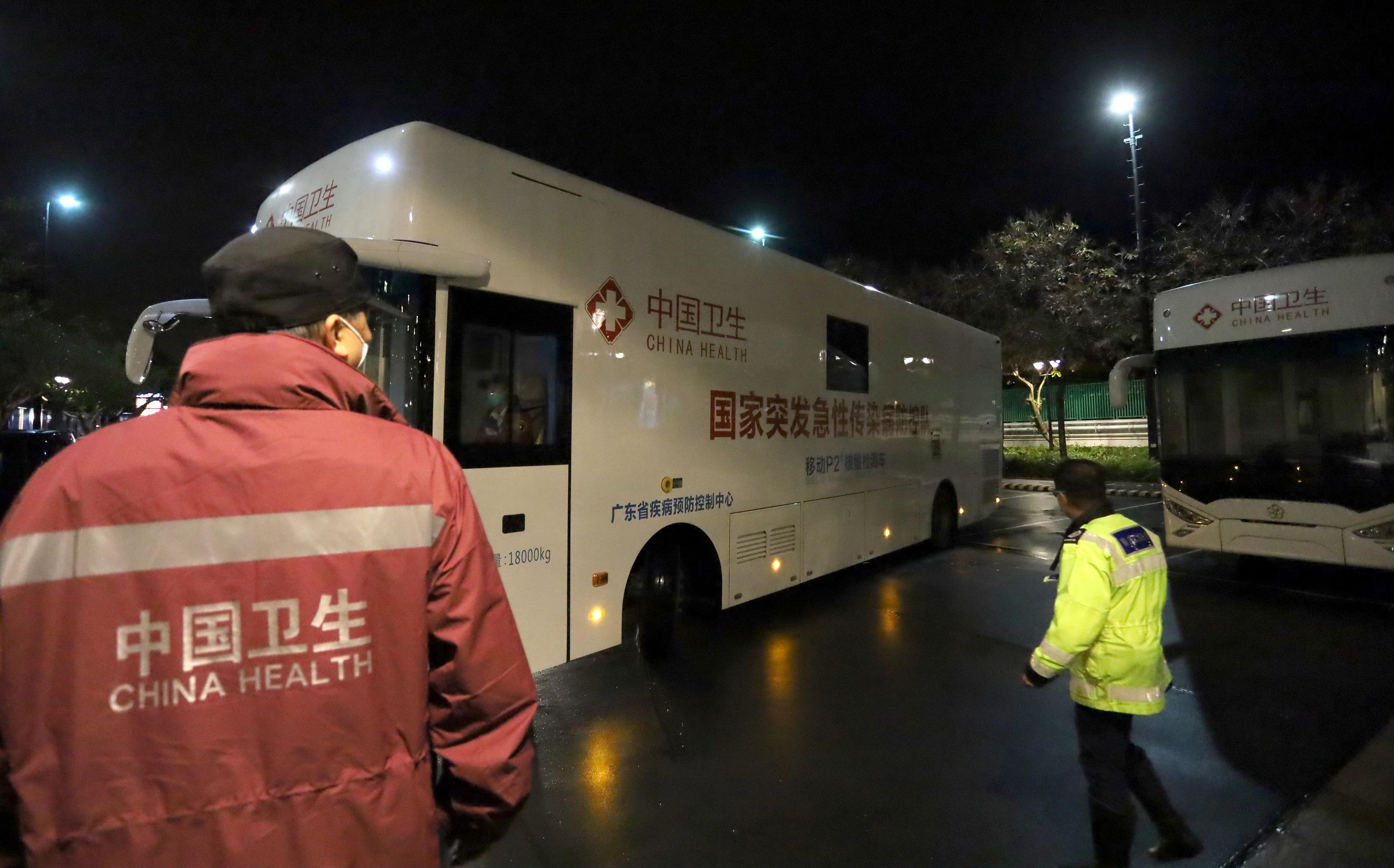 內地派員來港支援抗疫。(資料圖片/鍾式明攝)