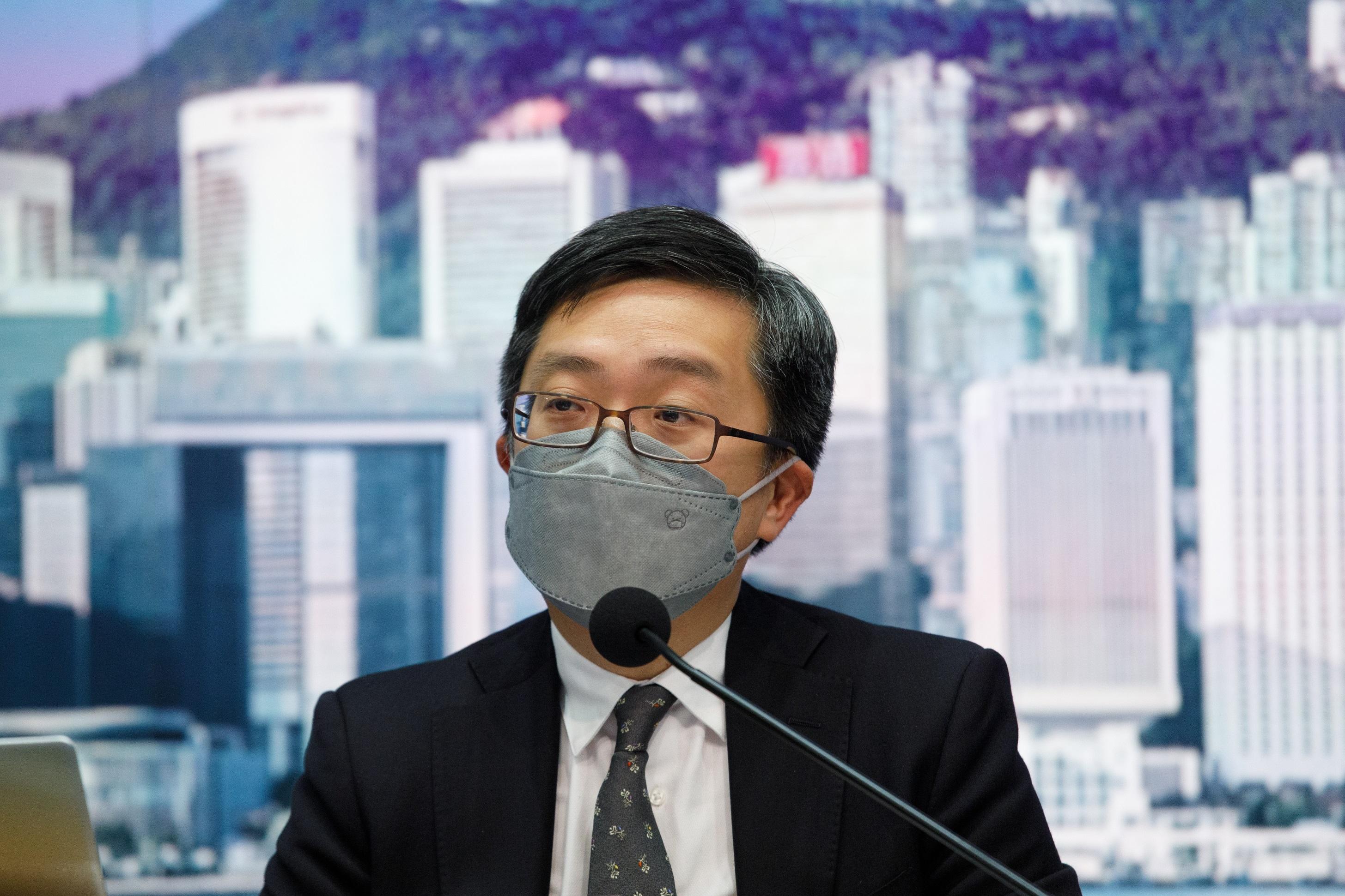 食物及衛生局副秘書長(衛生)蔡傑銘。(資料圖片/蘇文傑攝)