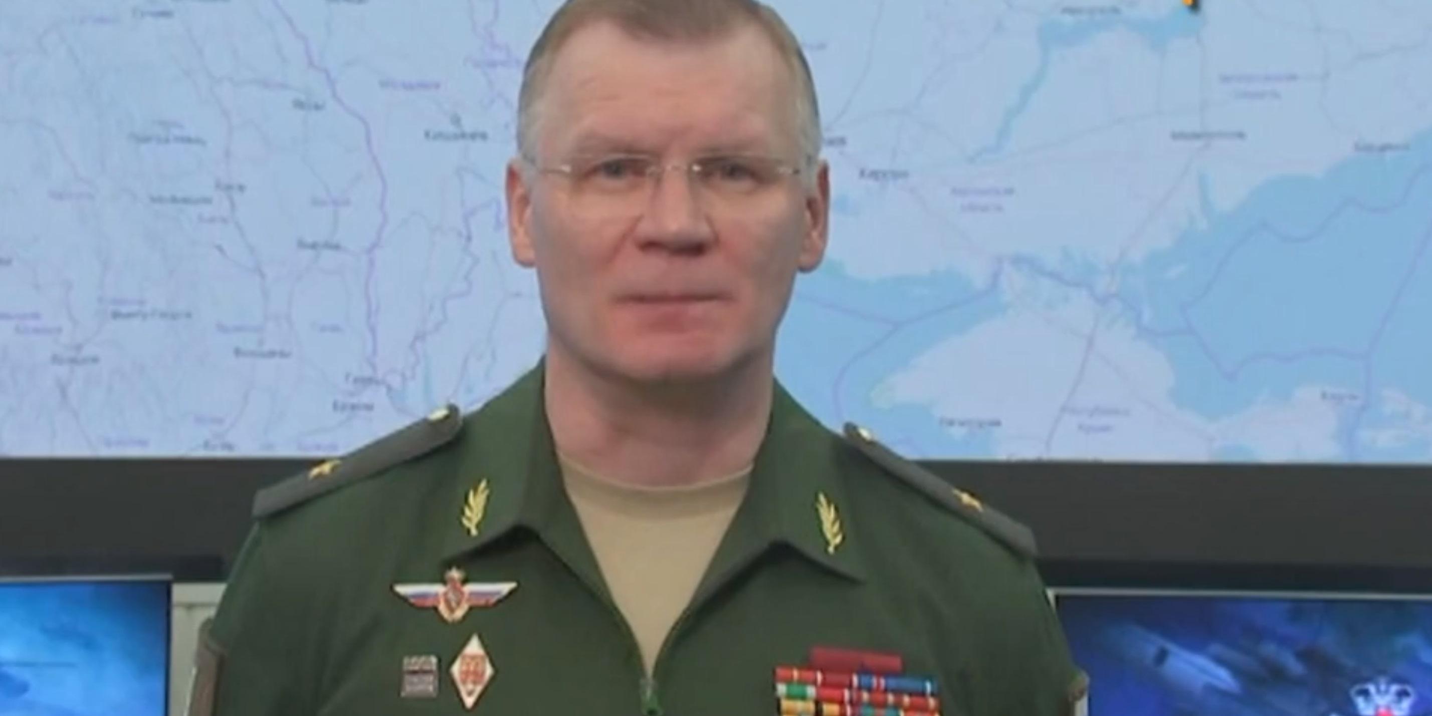 俄羅斯國防部首次承認,在烏克蘭的「特別軍事行動」中有俄軍傷亡。(新聞截圖)