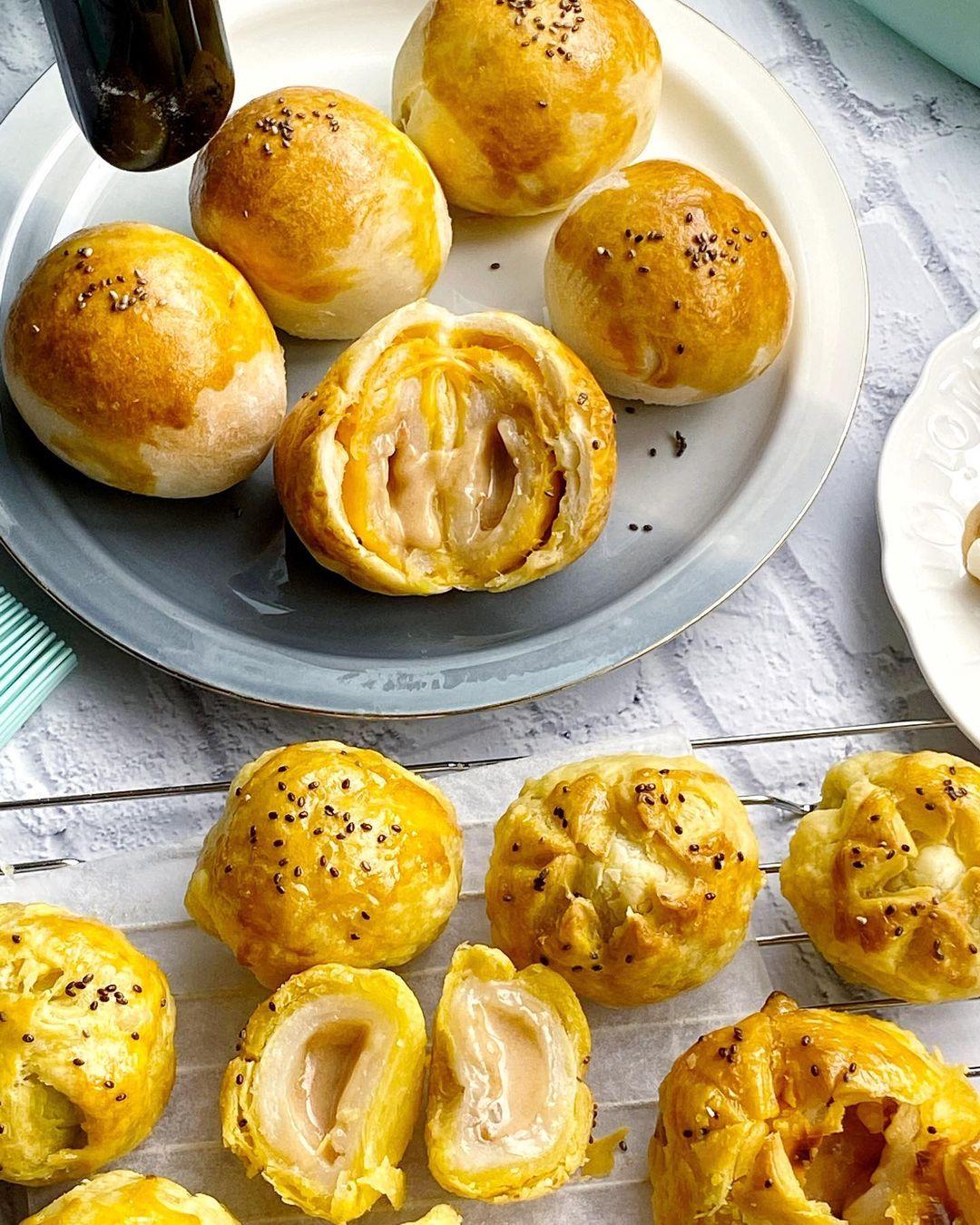 外皮酥脆,裡面又煙煙韌韌。