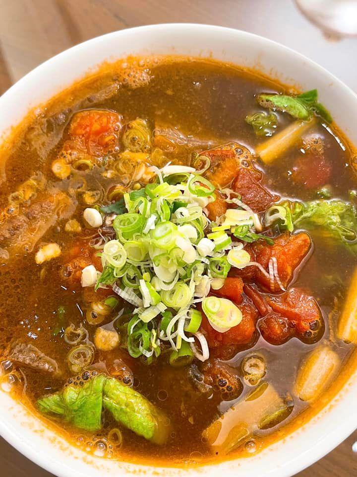 這碗番茄牛肉麵要1500台幣。