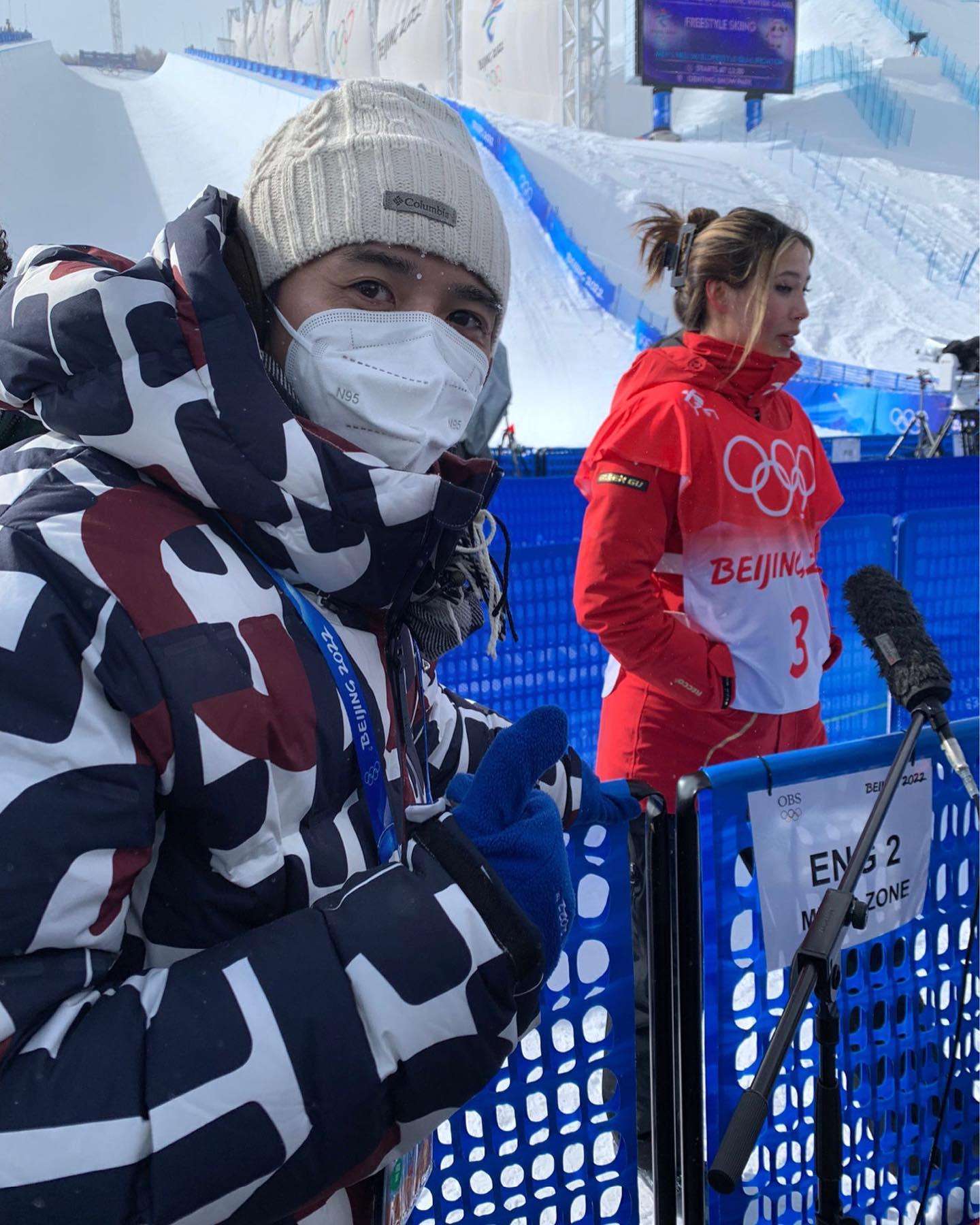 庭鋒採訪谷愛凌。