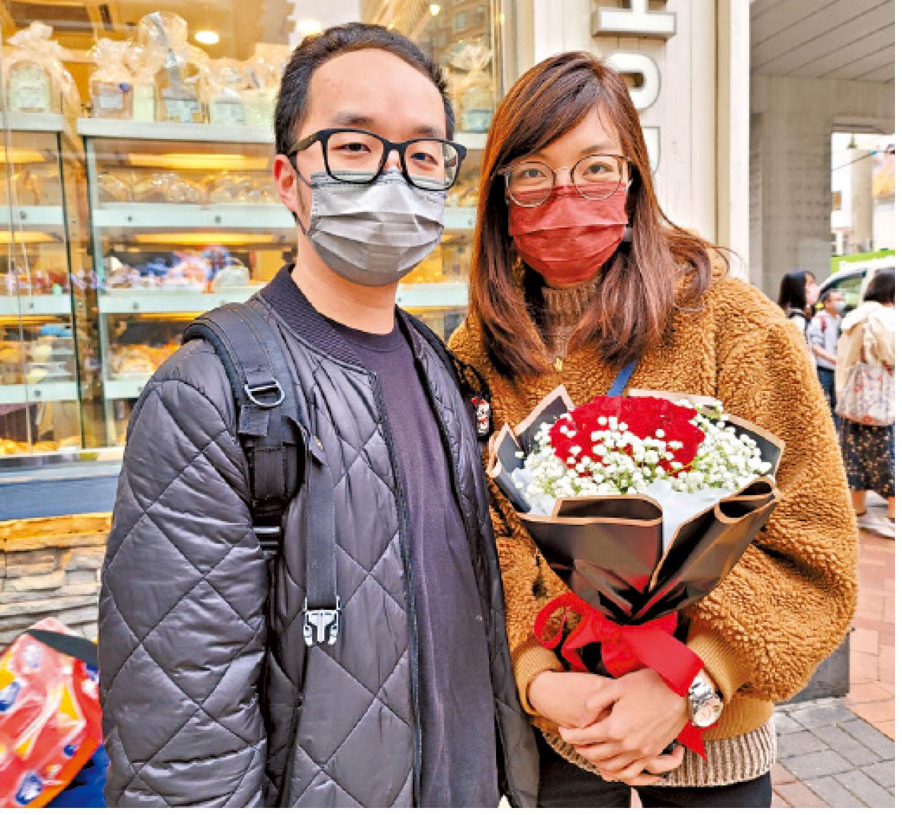 情人節2年禁堂食情侶感可惜 花店:生意淡靜遜去年近八成