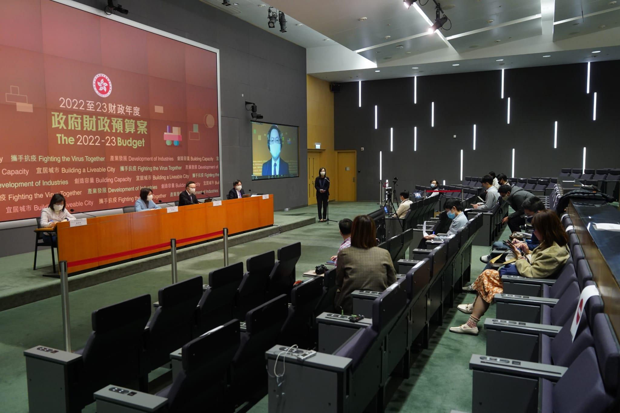 創新及科技局舉行記者會講述《預算案》中推動創科措施。