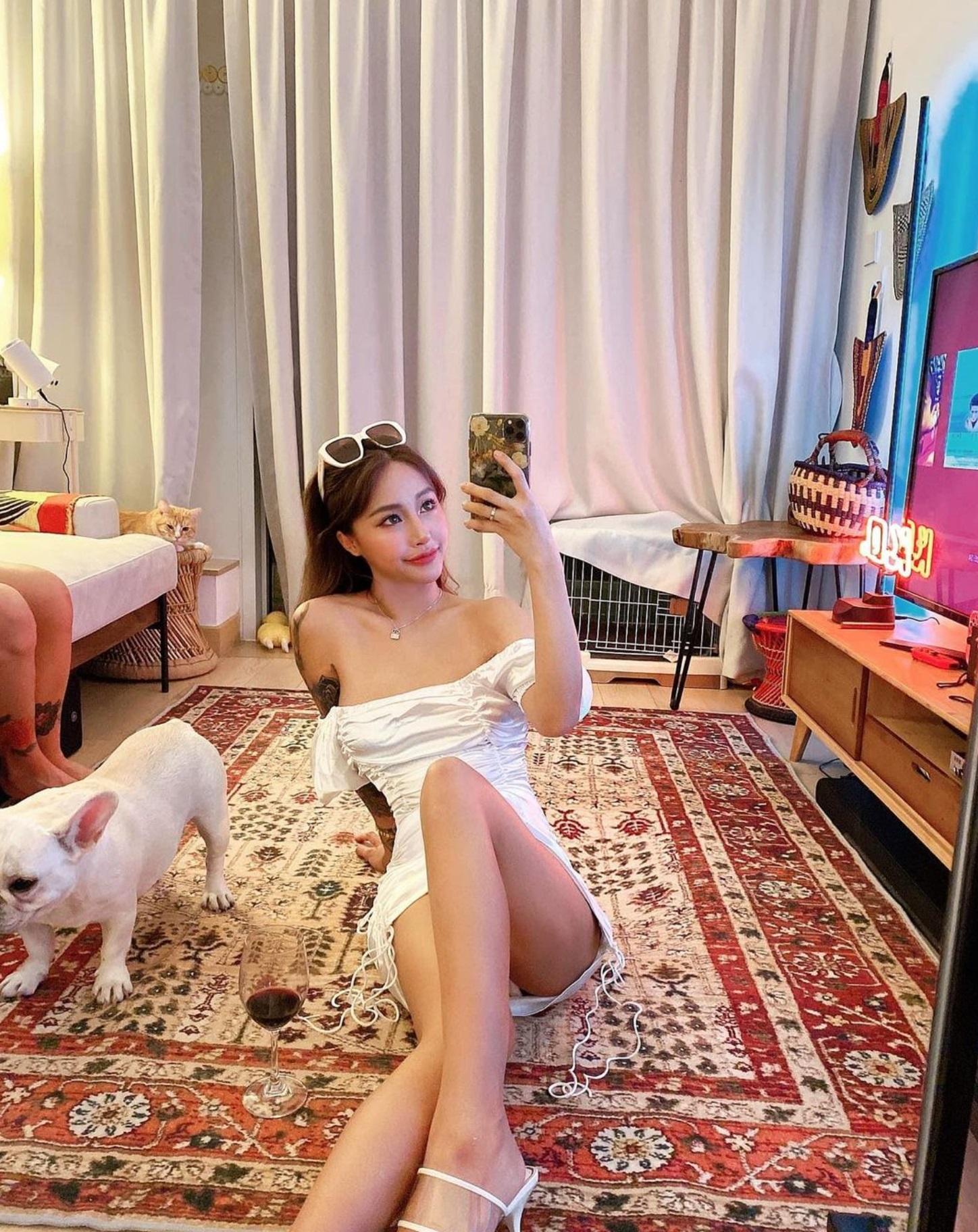 女網紅蘇淼淼不時在IG分享生活照片,吸引了逾10萬的粉絲。(蘇淼淼IG圖)