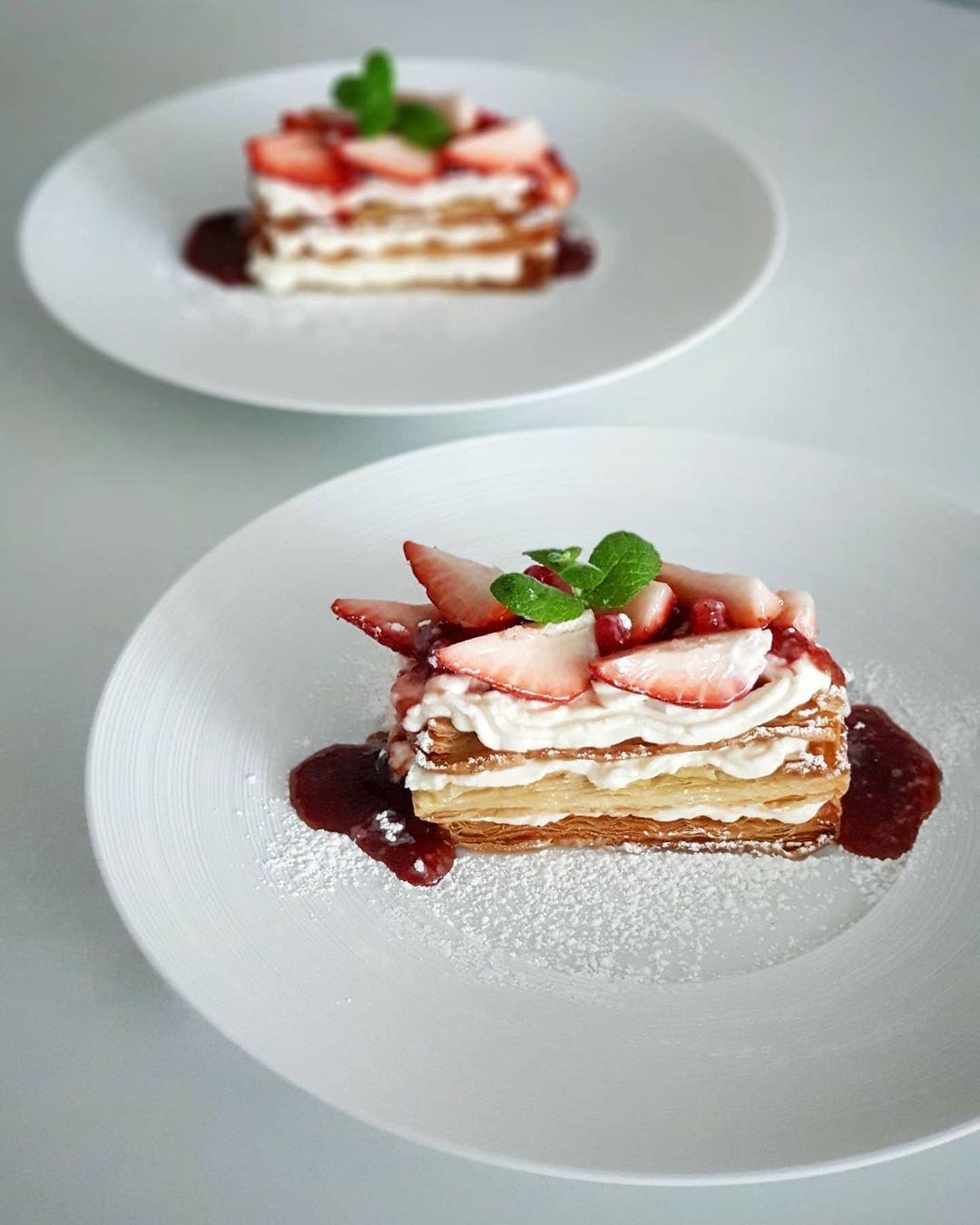 迷你士多啤梨千層蛋糕