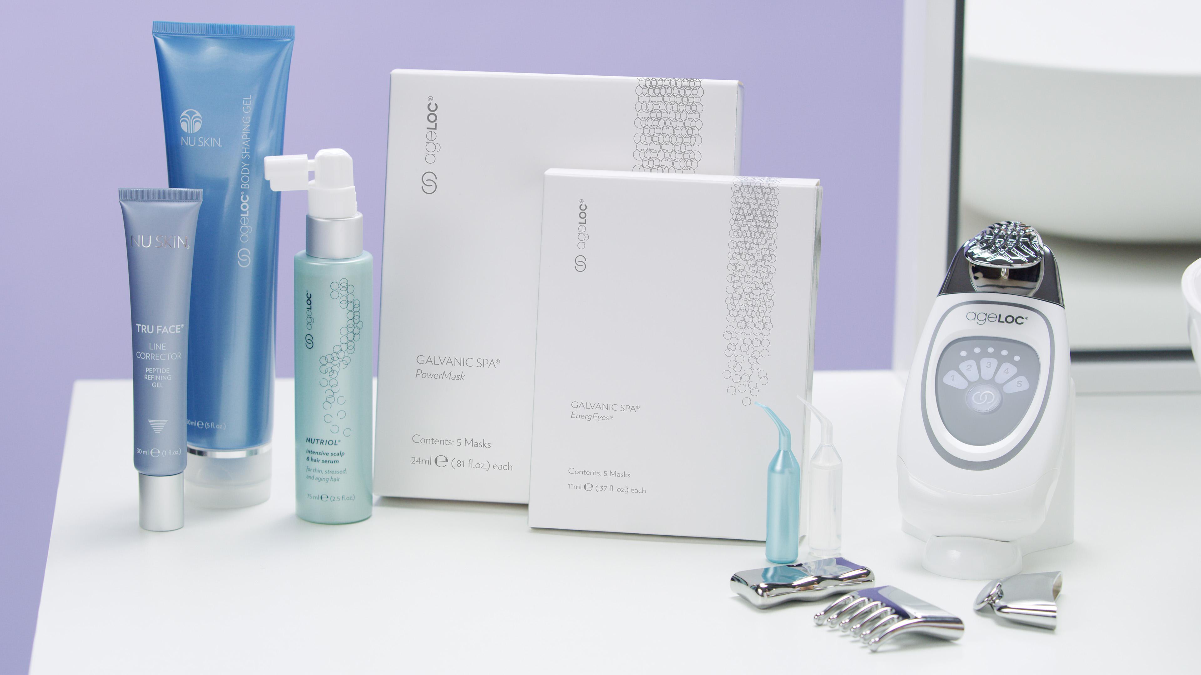 ageLOC 修身美顏Spa共有4個導頭。