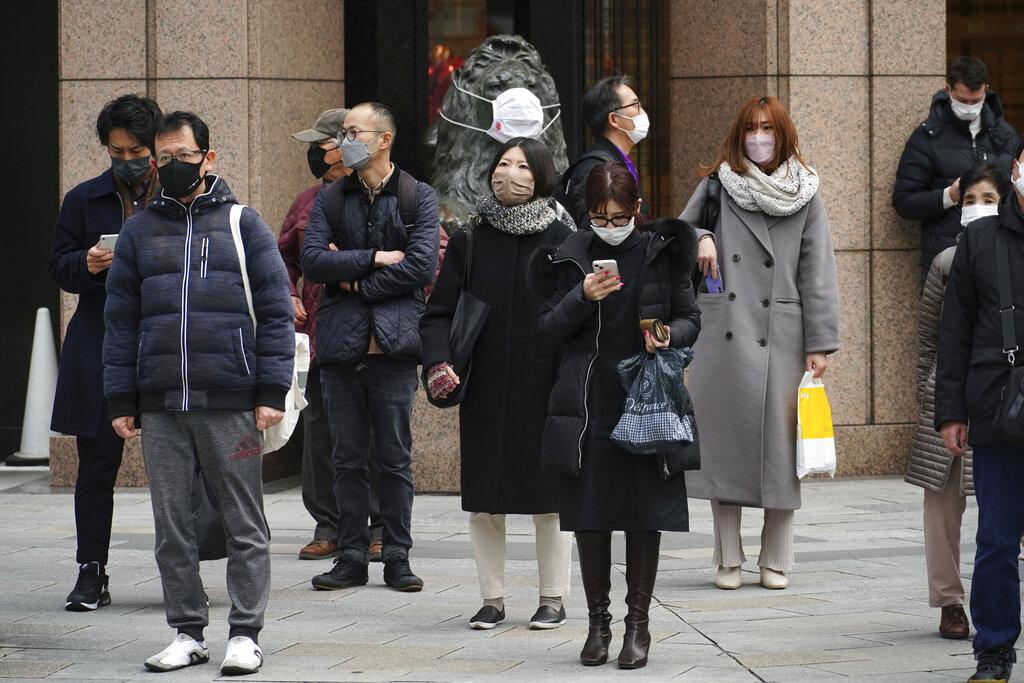 日本第6波疫情似乎已經見頂。(美聯社)