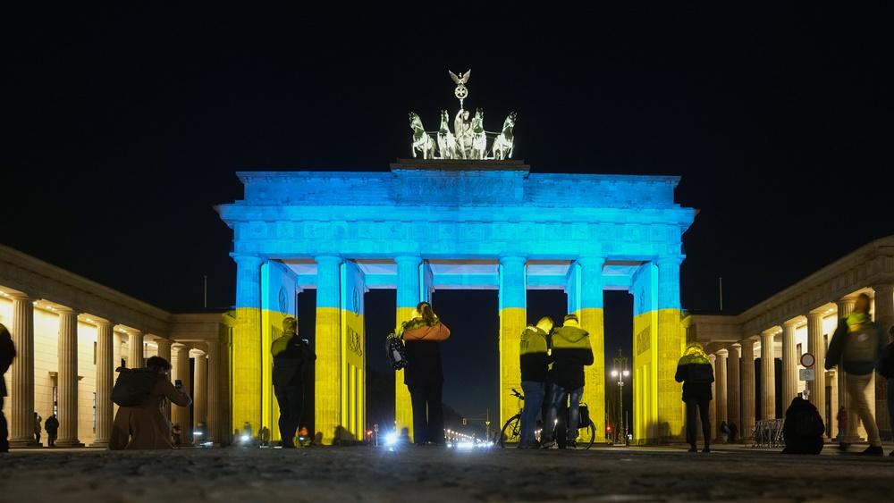 德國首都柏林知名地標布蘭登堡大門。(AP)