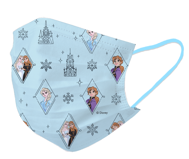 Anna & Elsa 城堡款粉藍色