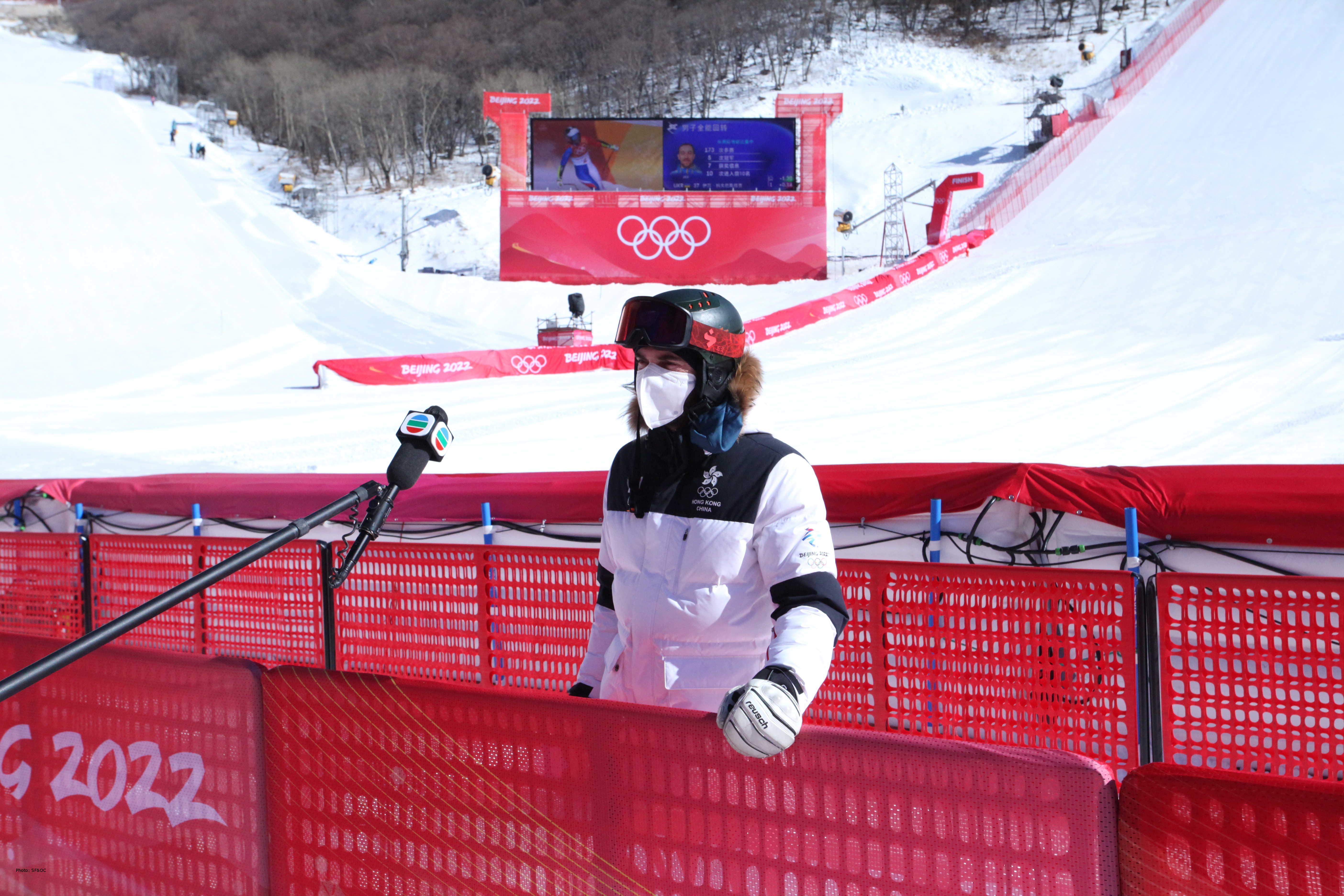 香港高山滑雪代表翁厚全。(港協暨奧委會圖片)