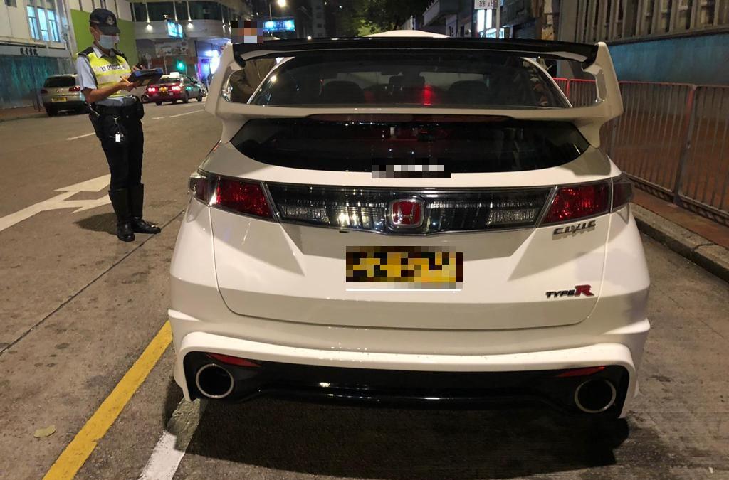 西九龍總區打擊超速酒駕非法賽車 拘5司機扣25輛改裝車