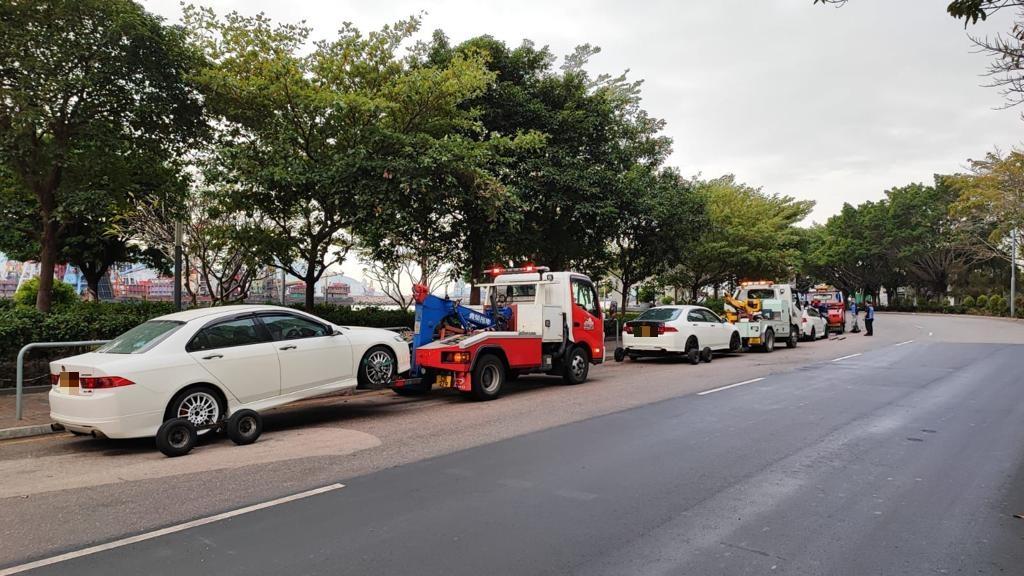 西九龍總區打擊超速酒駕非法賽車 拘5司機扣25輛改裝車