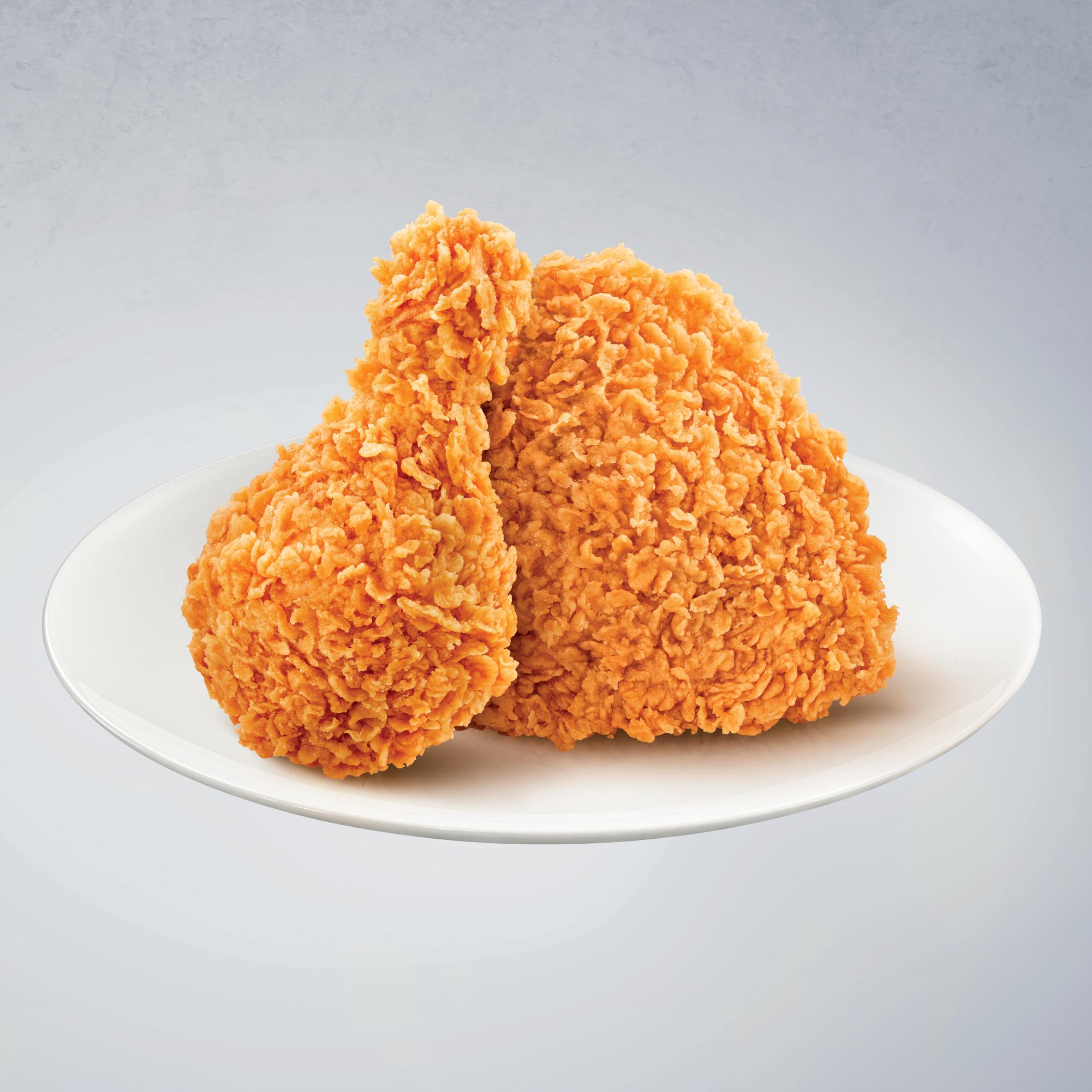 「爆脆雞」每日於分店即場人手上粉