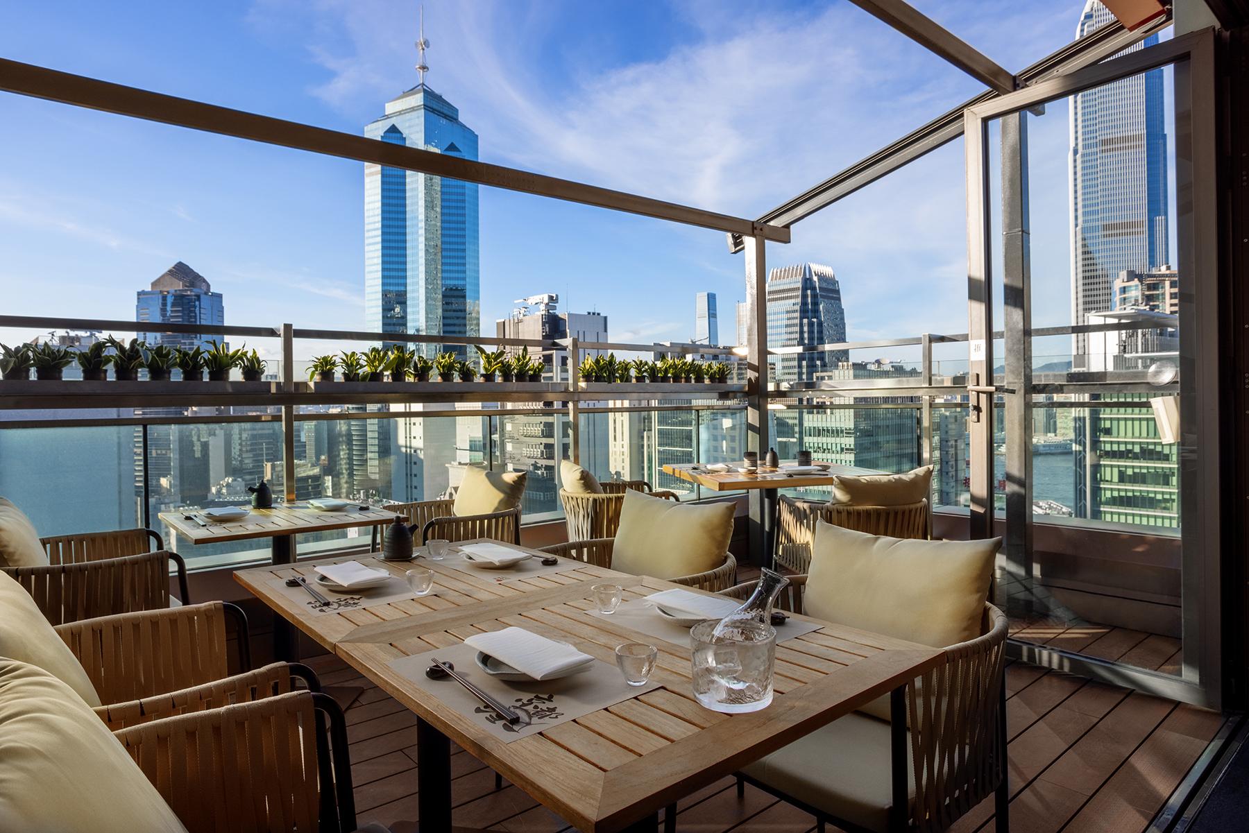 Kyoto Joe坐落中環加州大廈23樓,環境雅緻。