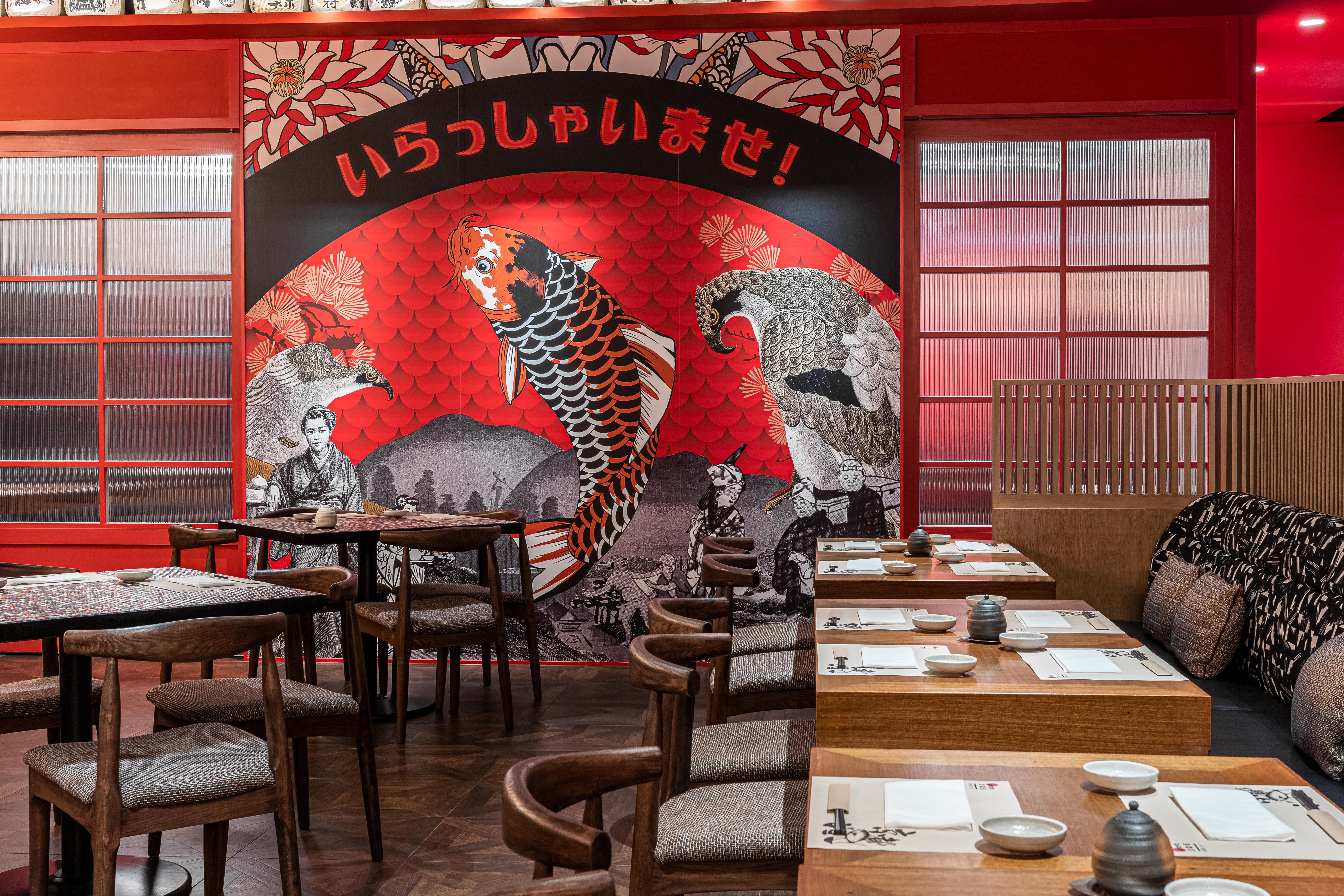 餐廳以居酒居為主題。