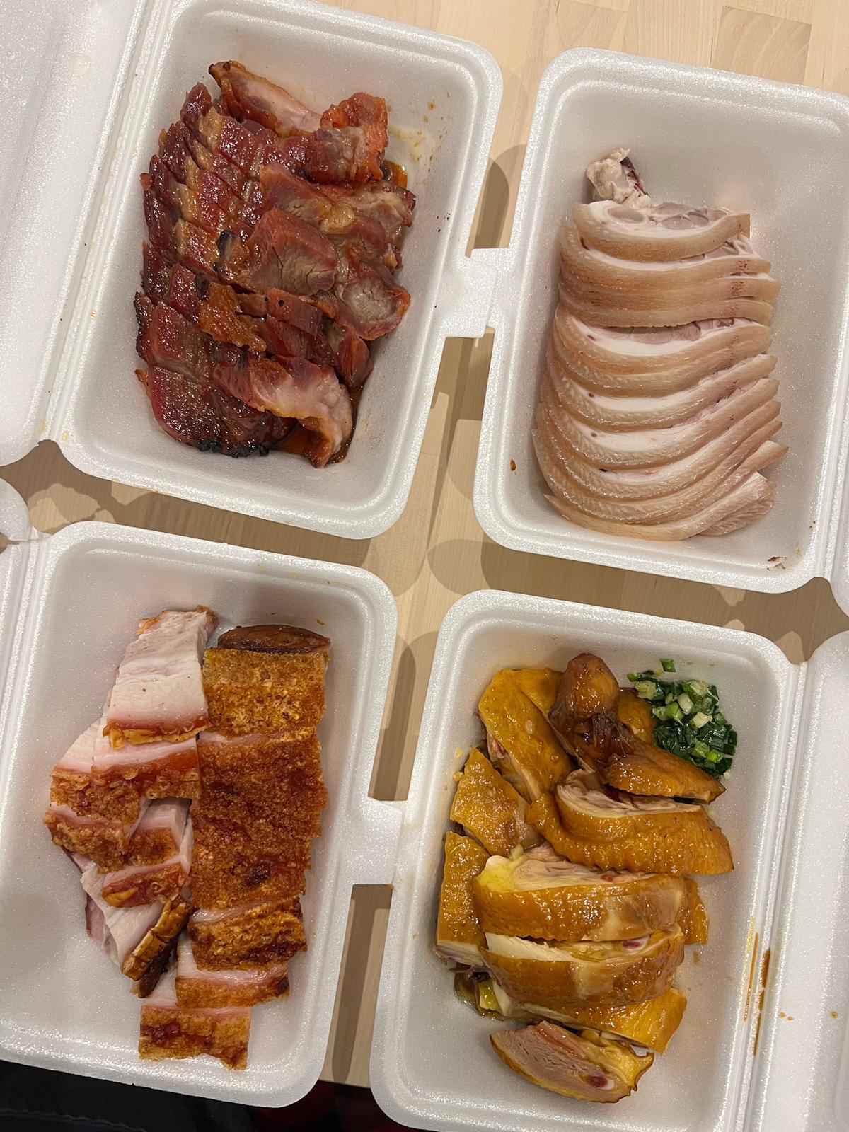 有合作商舖推出燒味拼盤