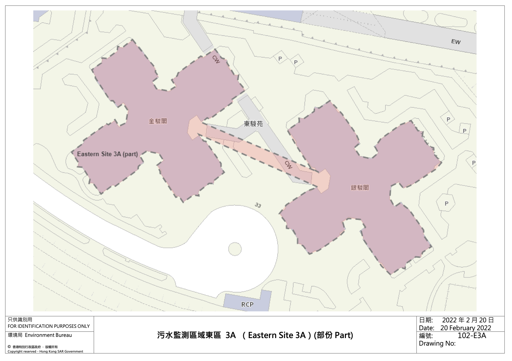 污水監測區域東區3A(Eastern Site 3A)(部分)— 東駿苑