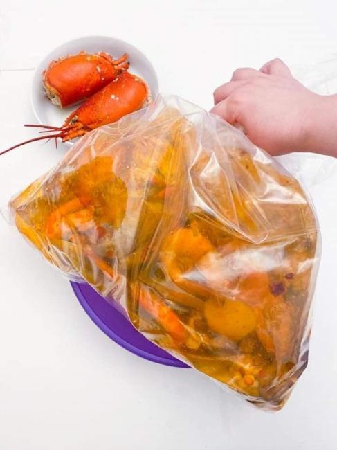 Shake shake 海鮮袋,製作十分簡易